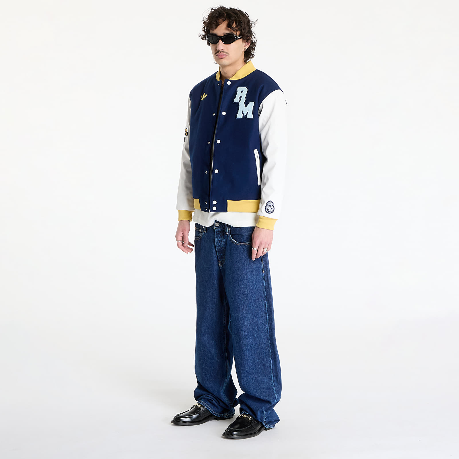 Men's jackets adidas Real Madrid Vrct Jacket UNISEX Team Navy Blue 2
