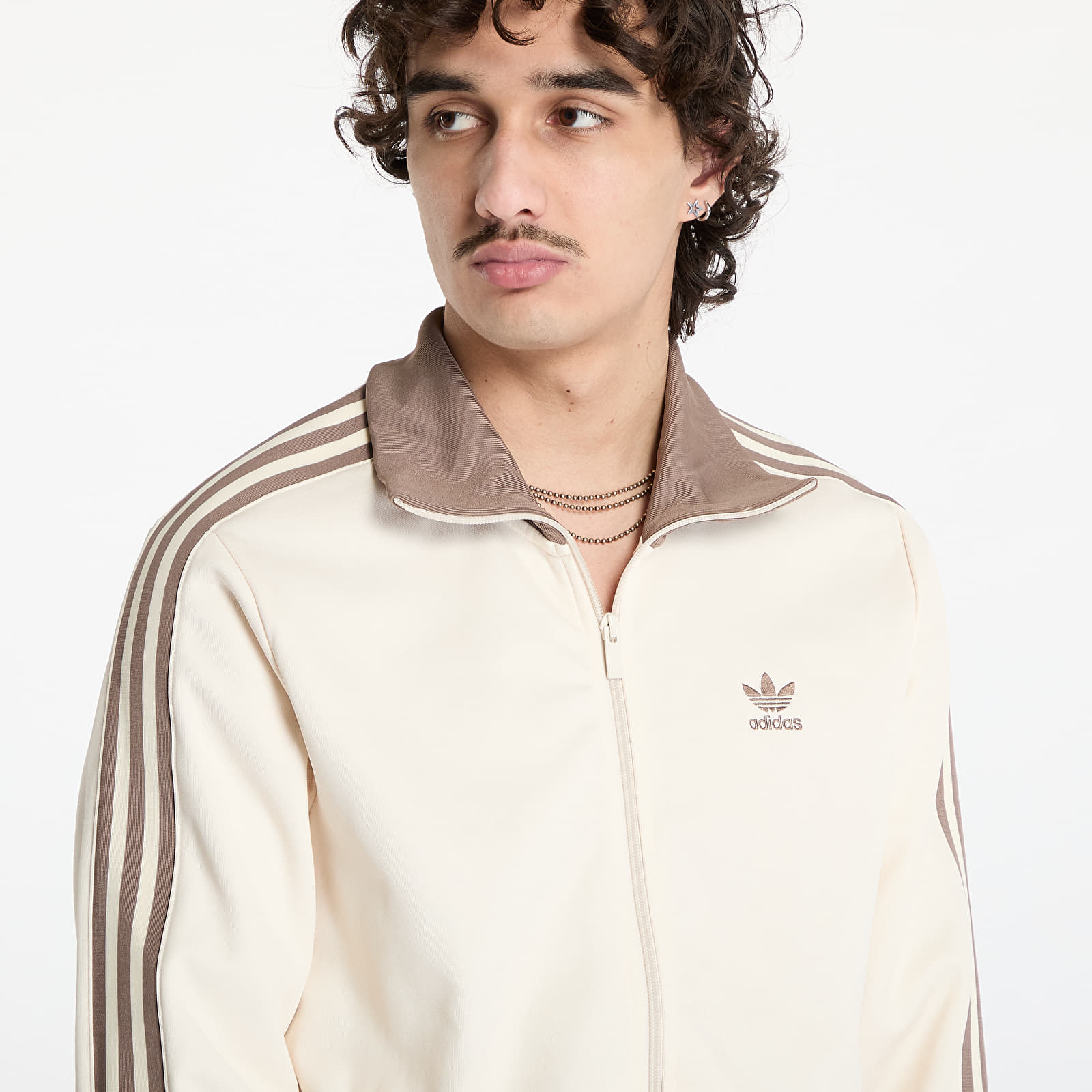 Bluzy adidas Adicolor Classics Track Top Wonder White/ Trace Brown