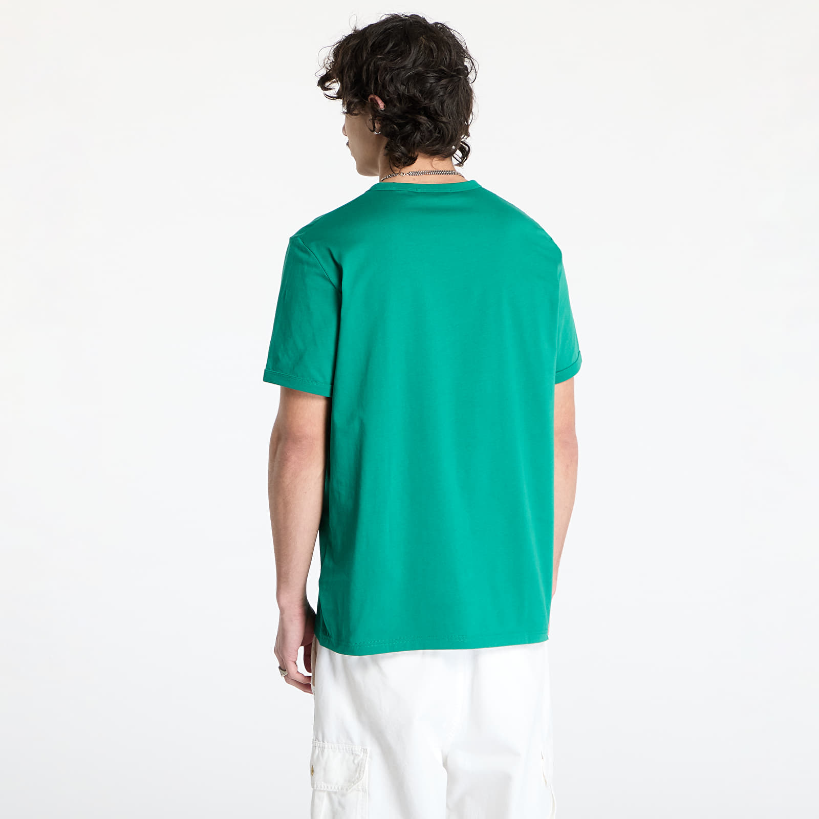 Camisetas FRED PERRY Ringer T-Shirt Label Green