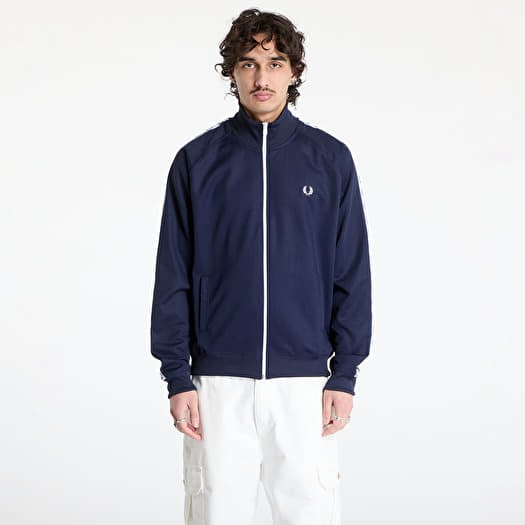 Bluza FRED PERRY Taped Track Jacket Carbon Blue