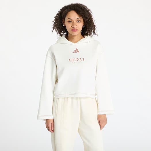 Sweatshirt adidas All Szn Loose Graphic Hoodie Off White