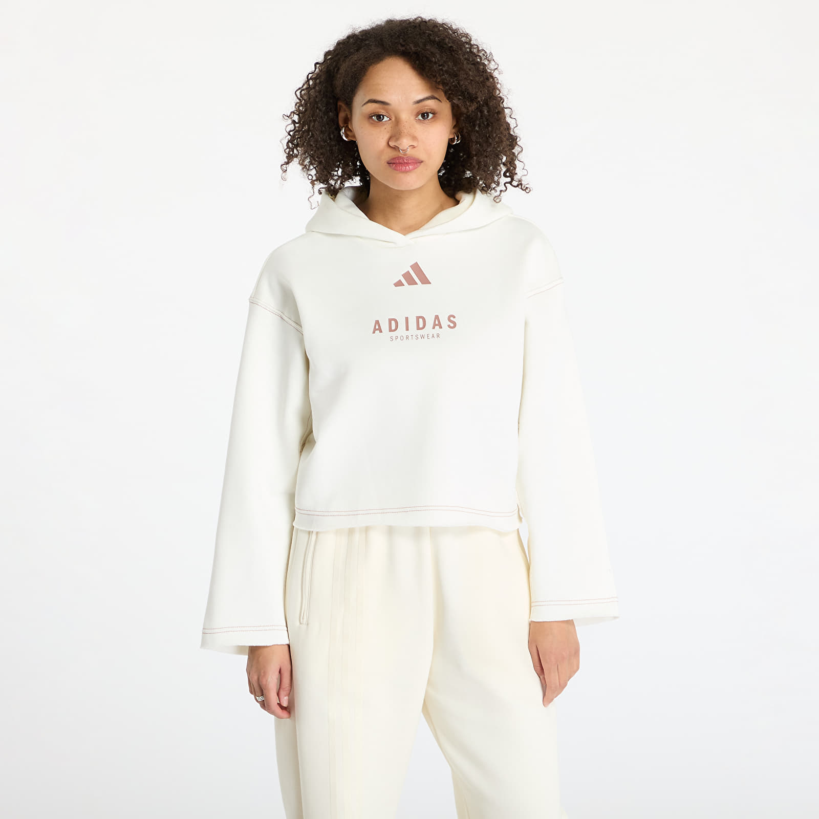 Sweatshirts adidas All Szn Loose Graphic Hoodie Off White