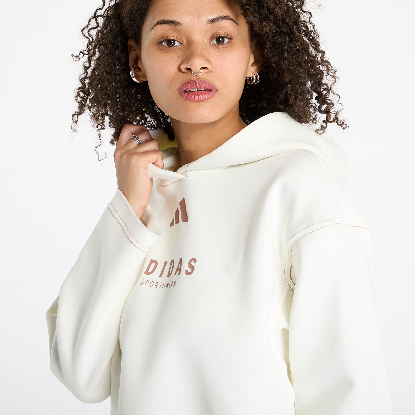 Sweatshirts adidas All Szn Loose Graphic Hoodie Off White