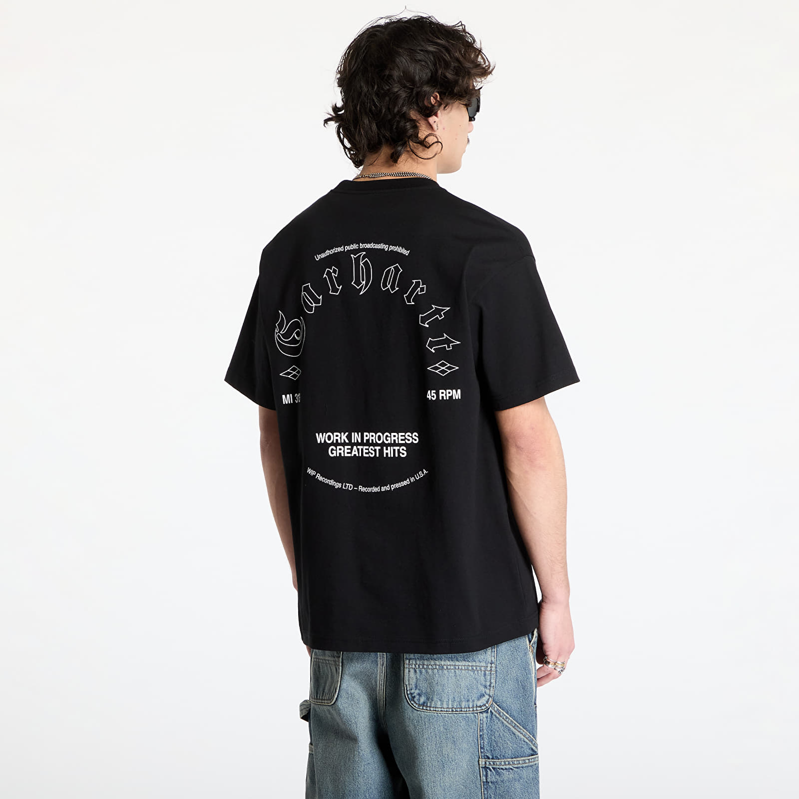 Camisetas hombre Carhartt WIP S/S Greatest Hits T-Shirt UNISEX Black/ White