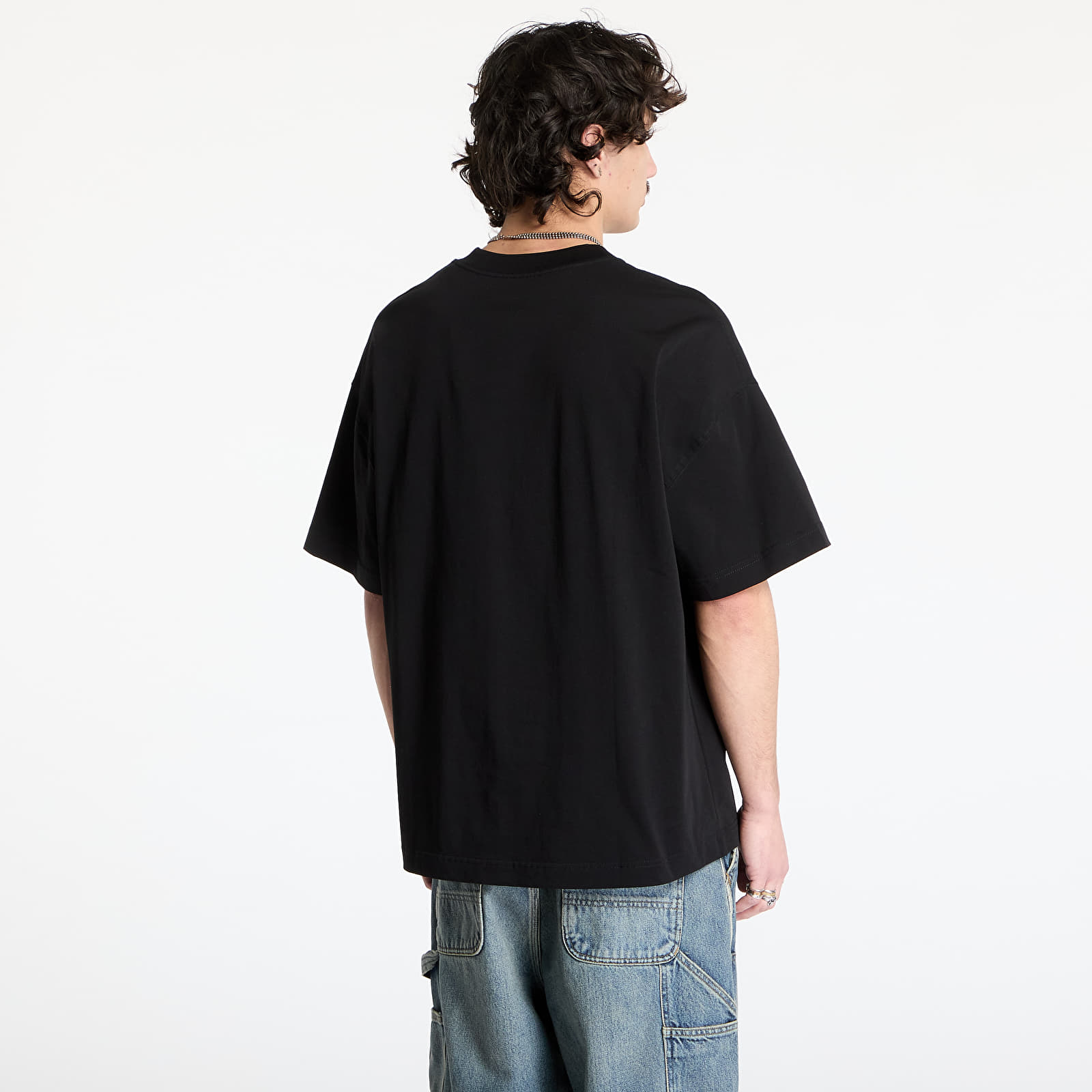 Men's T-shirts Carhartt WIP S/S Signature Script T-Shirt UNISEX Black/ Wax