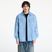 Carhartt WIP Harvey Shirt Jac UNISEX Blue Dark Bleached