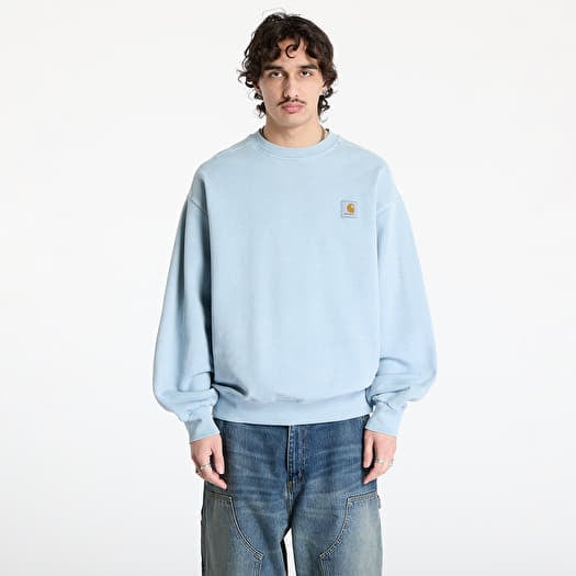 Carhartt WIP Vista Sweatshirt UNISEX Dusty Ice Garment Dyed