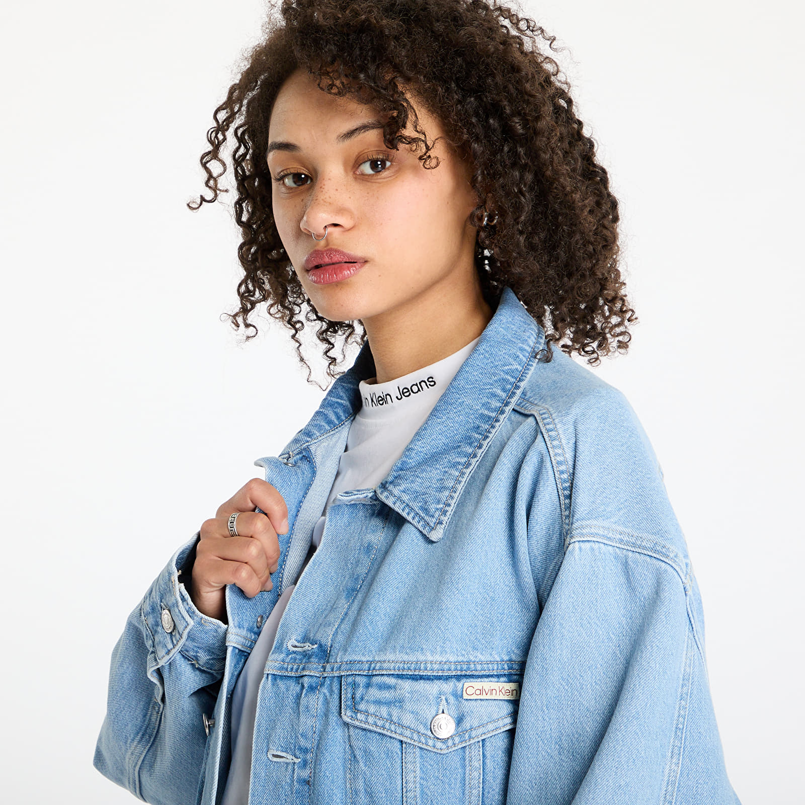Women's jackets Calvin Klein Jeans Boxy Denim Jacket Denim