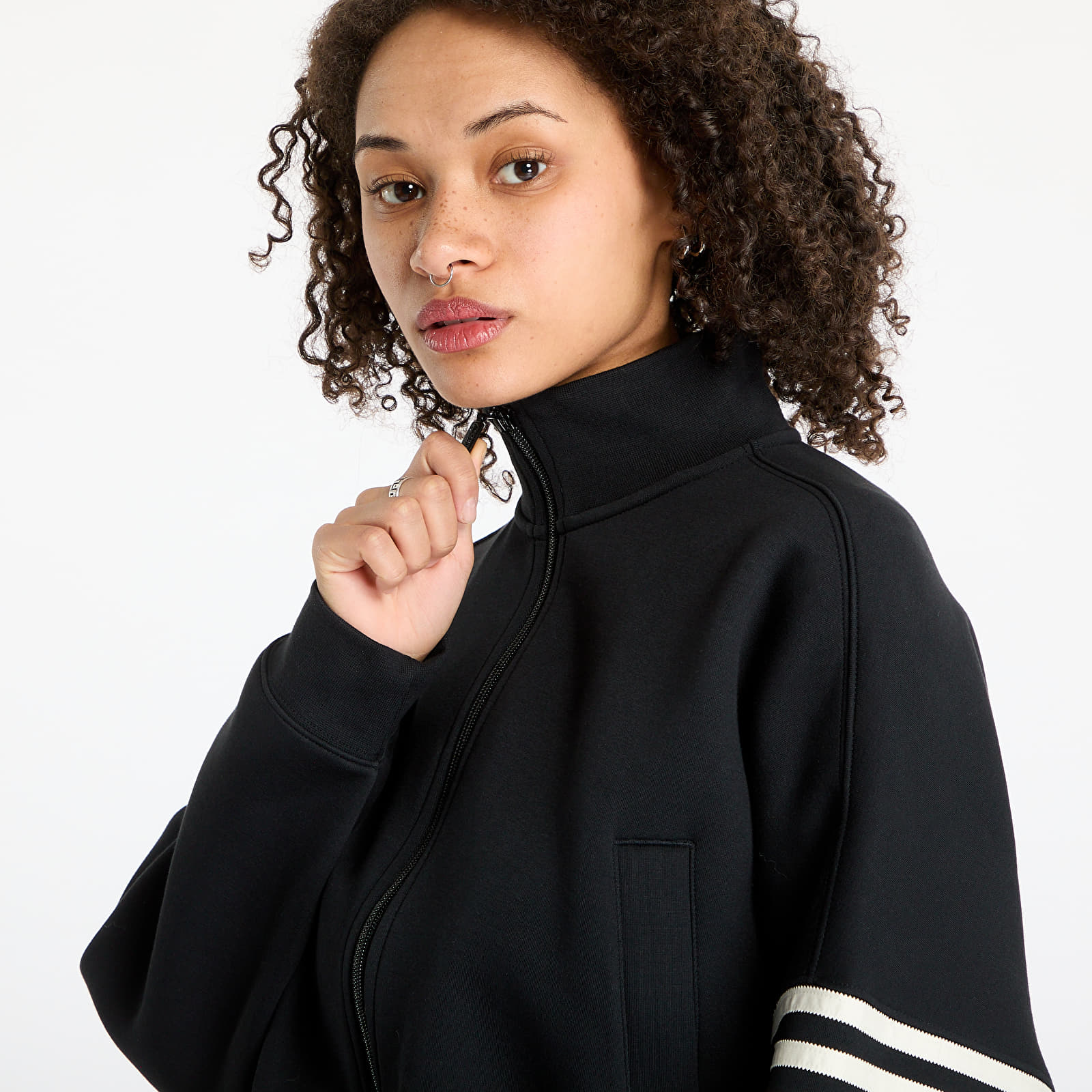 Naiste kampsunid adidas Neuclassics Track Top Black/ Cream White