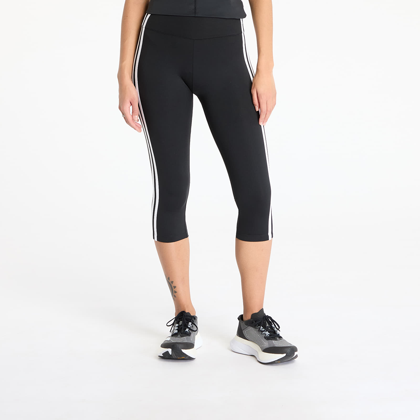 Mallas para mujer adidas Adicolor 3 Stripe Carpi Leggings Black/ Black
