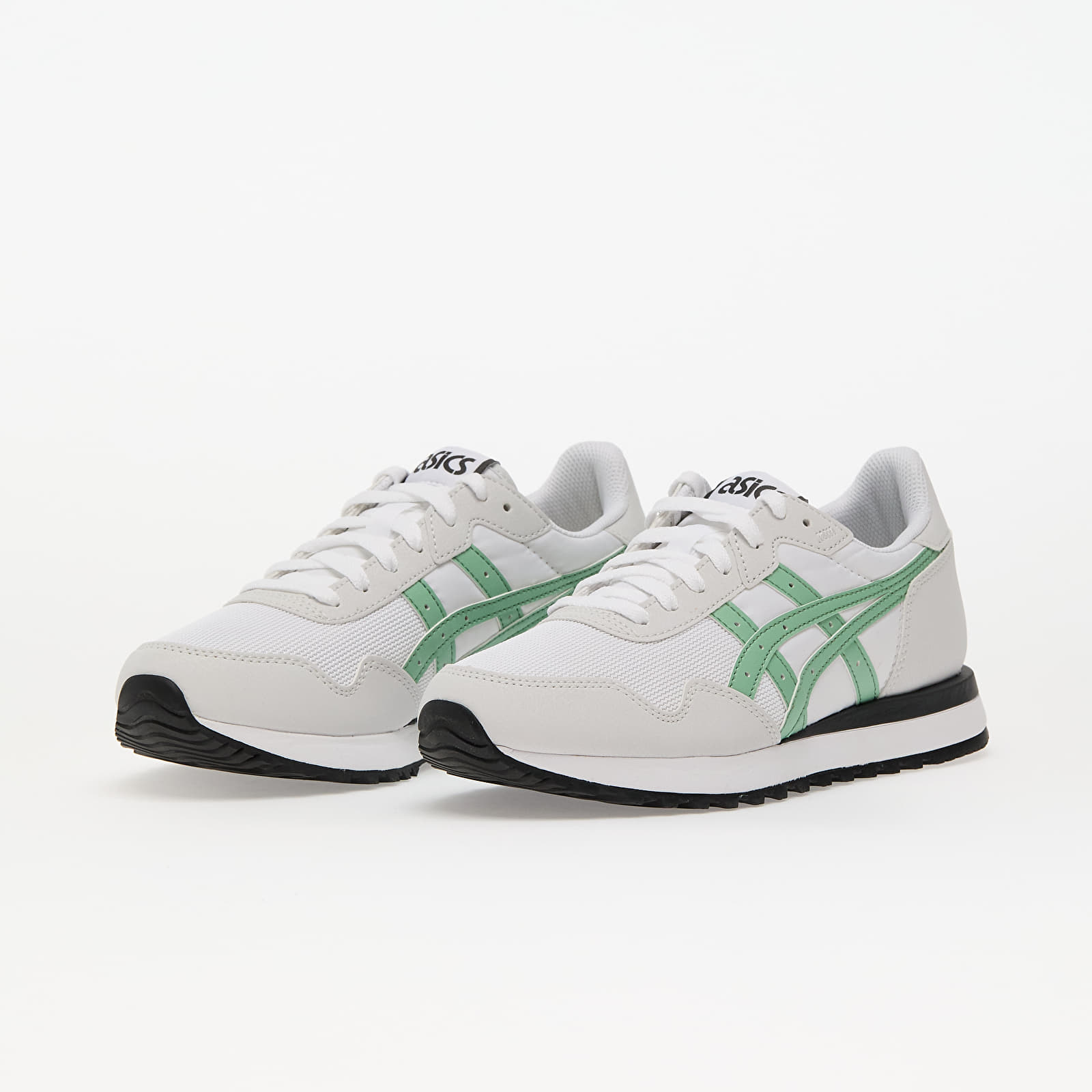 Baskets et chaussures pour hommes Asics Tiger Runner Ii White/ Dark Mint