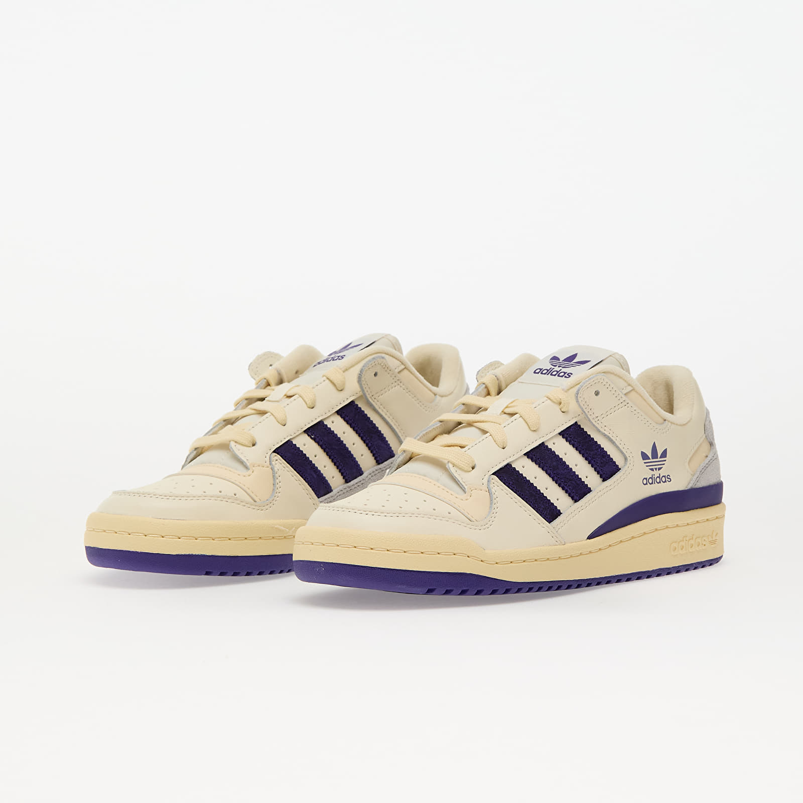 Meeste tossud ja kingad adidas Forum Low Cl Crew White/ Core Purple/ Warm Van