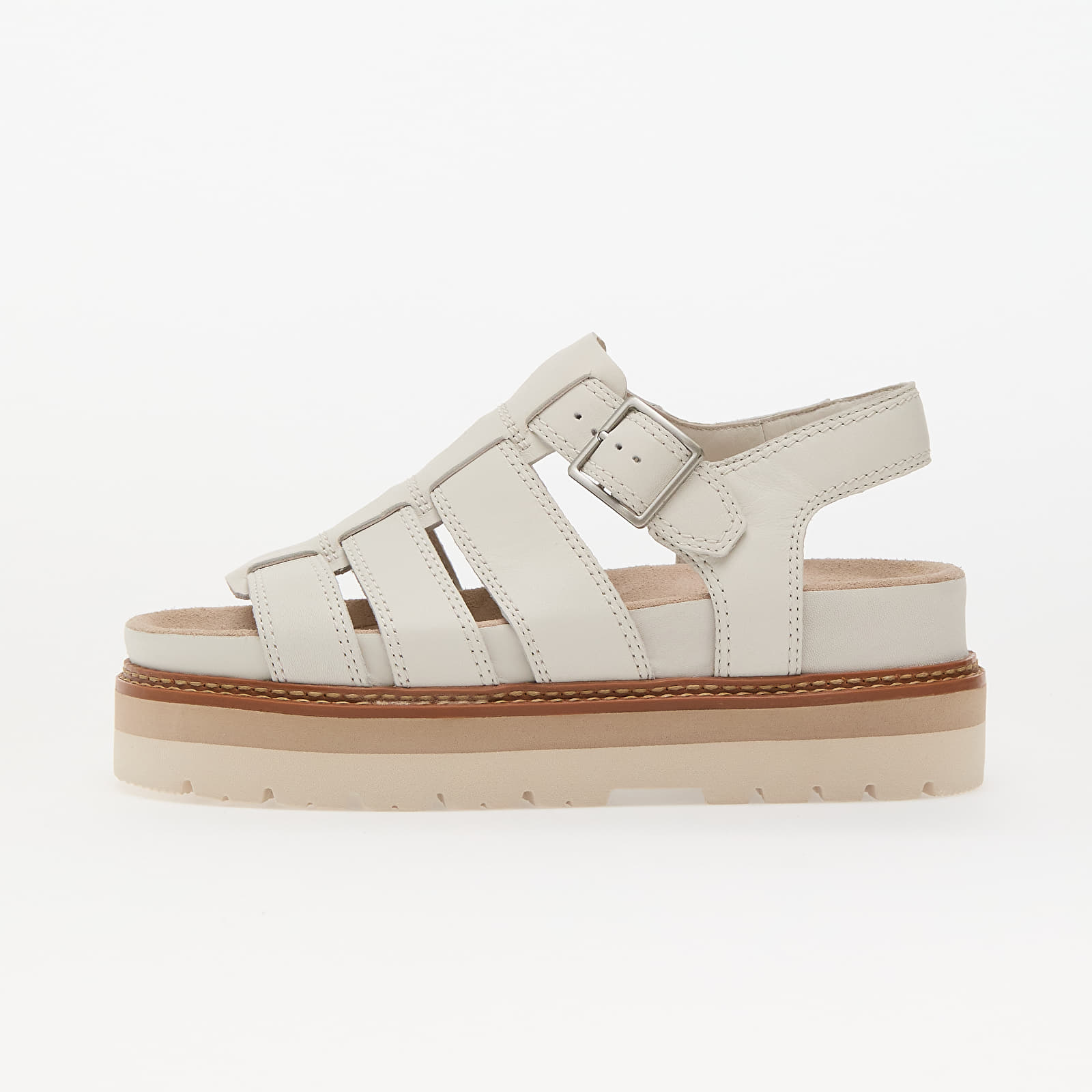Sneakers und Schuhe für Frauen Clarks Orianna Twist Off White Lea
