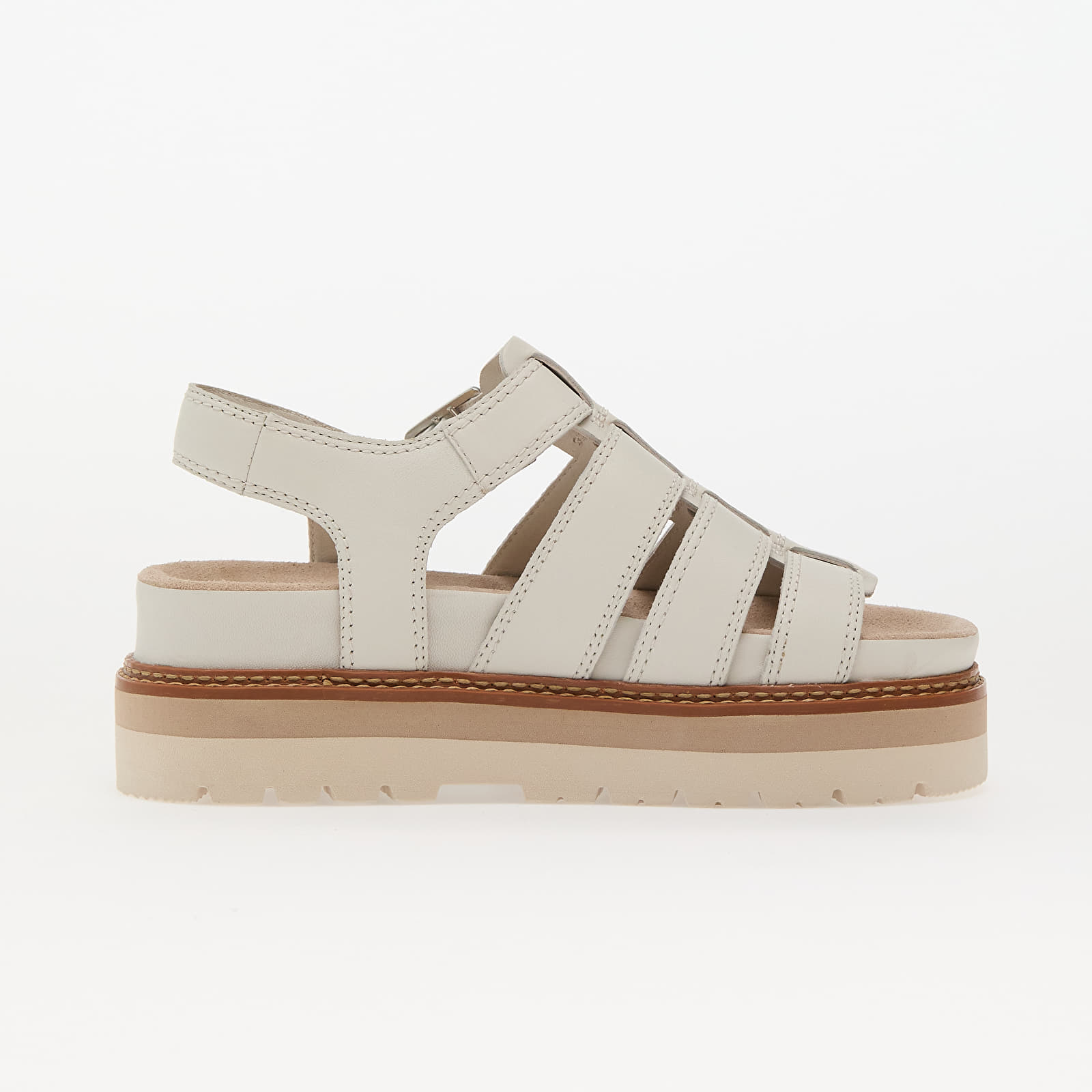 Sneakers und Schuhe für Frauen Clarks Orianna Twist Off White Lea