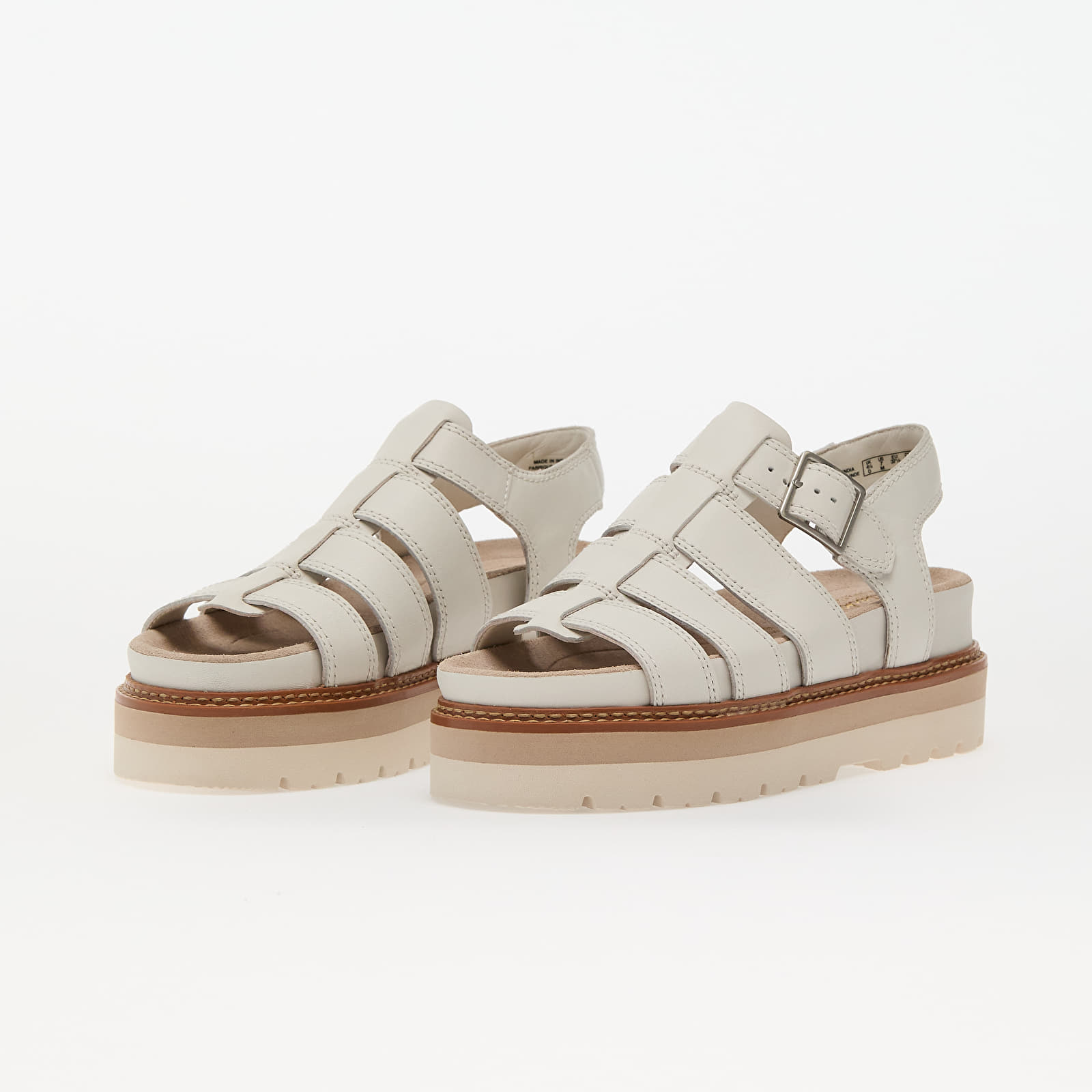 Sneakers und Schuhe für Frauen Clarks Orianna Twist Off White Lea