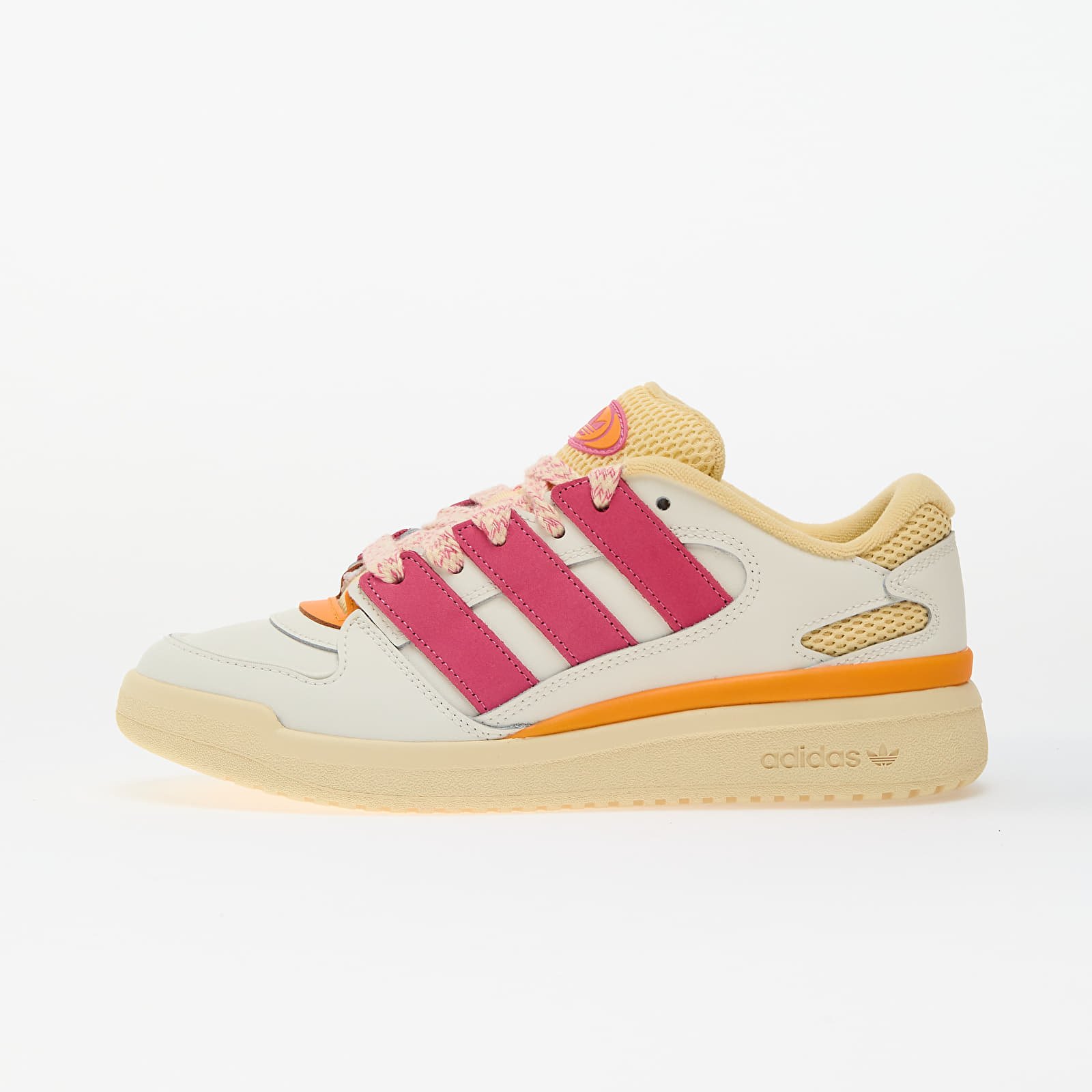 Încălțăminte și sneakerși pentru femei adidas Forum2000 W Off White/ Pink Fuchsia/ Orange Tint