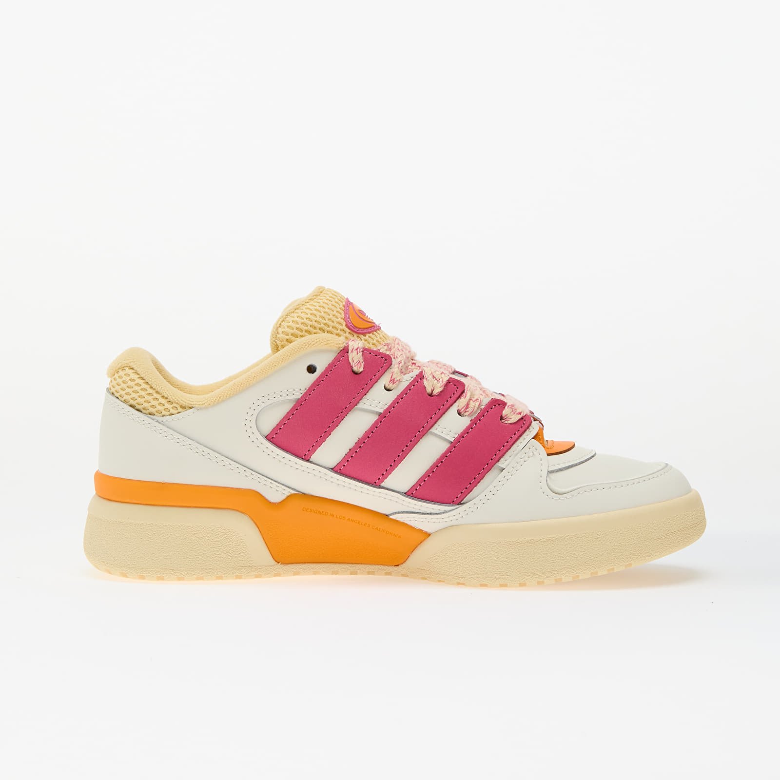 Încălțăminte și sneakerși pentru femei adidas Forum2000 W Off White/ Pink Fuchsia/ Orange Tint