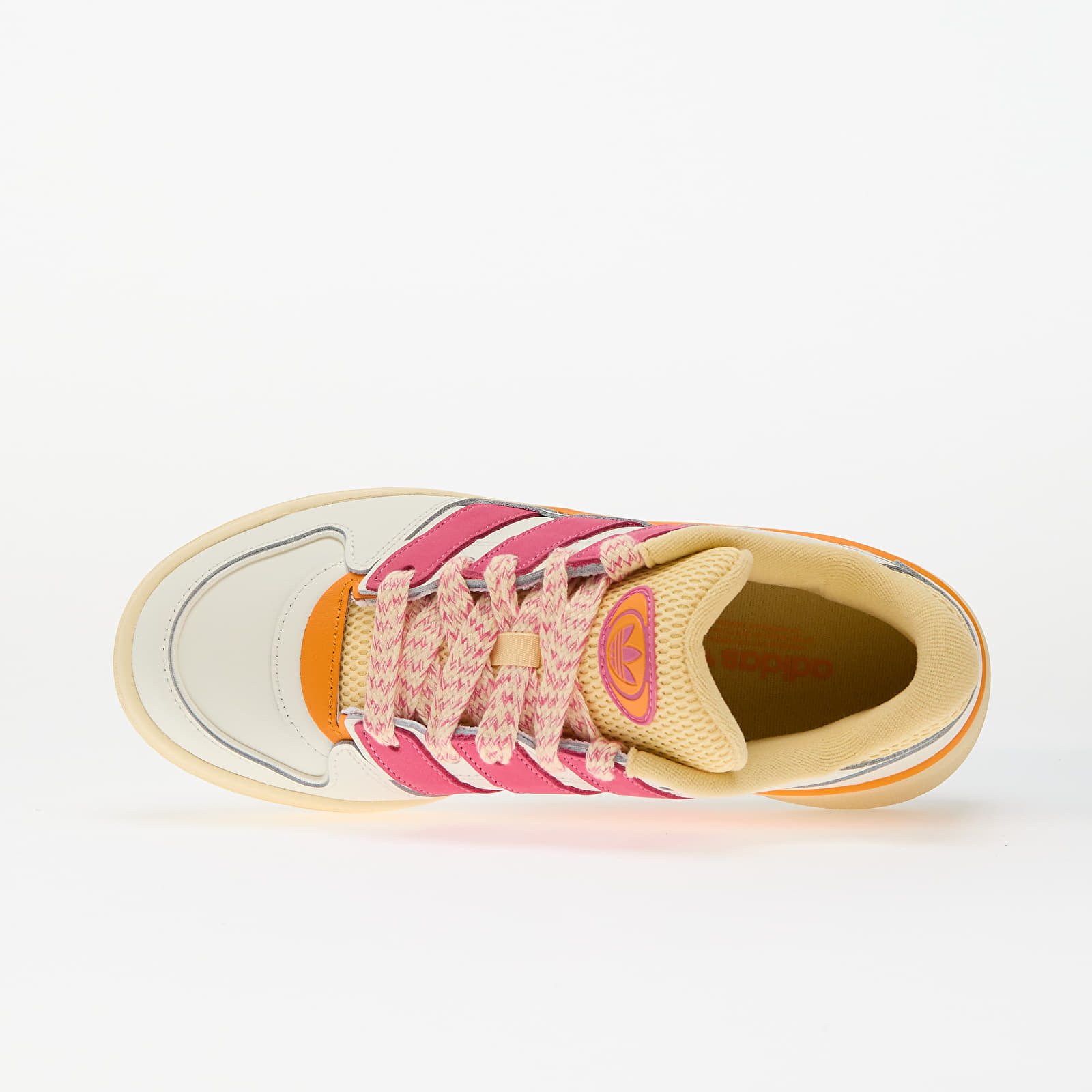 Încălțăminte și sneakerși pentru femei adidas Forum2000 W Off White/ Pink Fuchsia/ Orange Tint