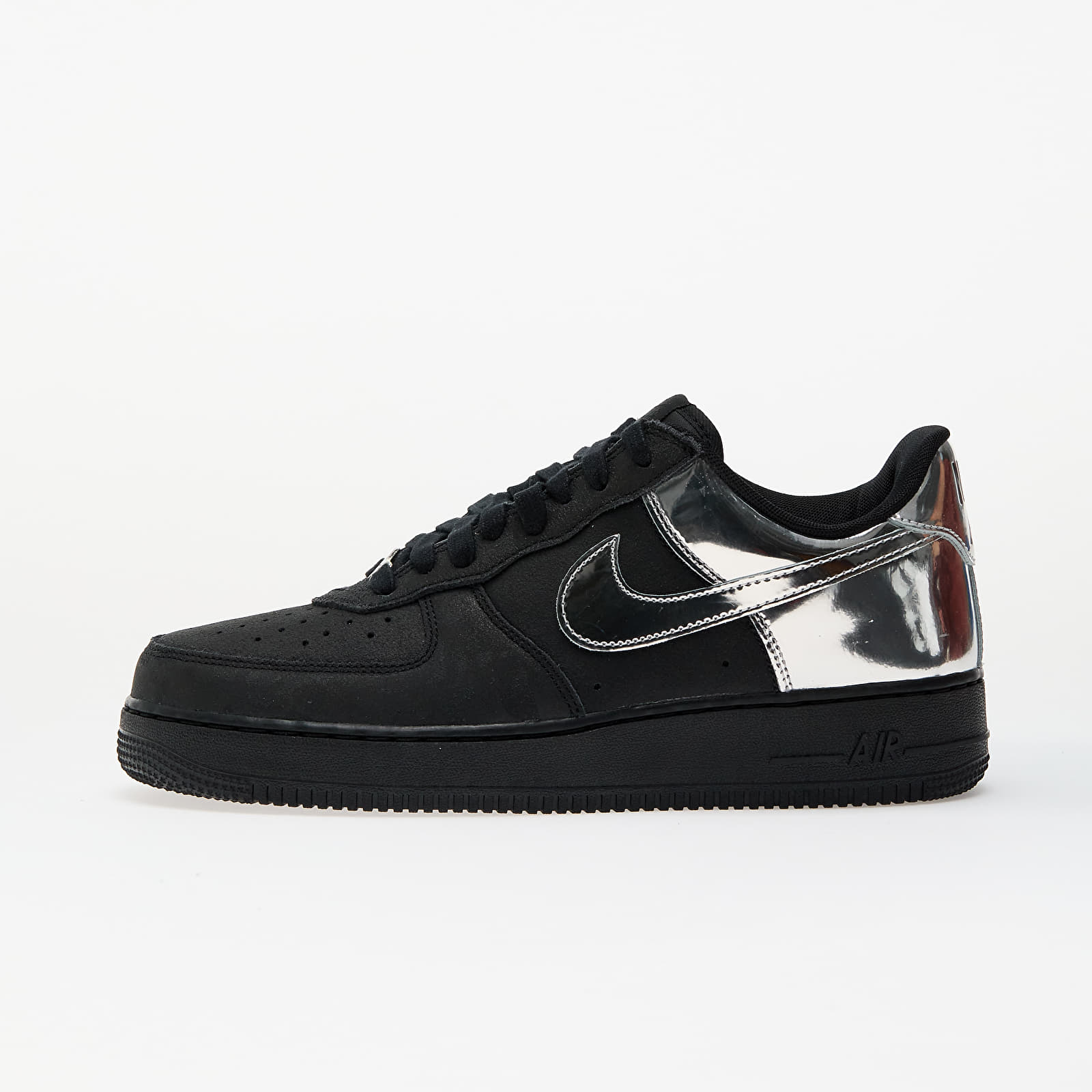 Men's sneakers and shoes Nike Air Force 1 Low Retro Black/ Chrome/ Black