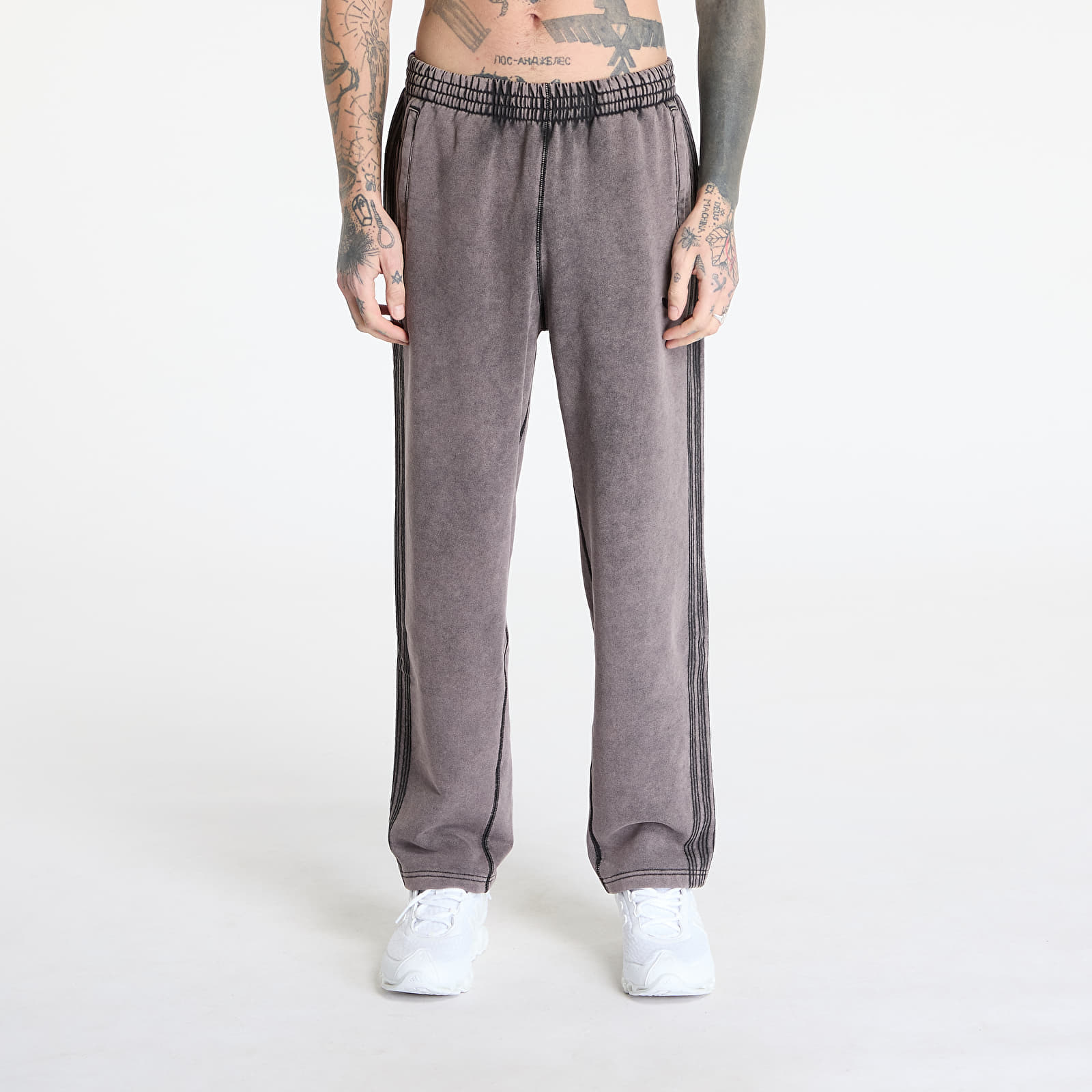 Jogginghosen adidas Premium Essentials Retro Washed Open Hem Pants Black
