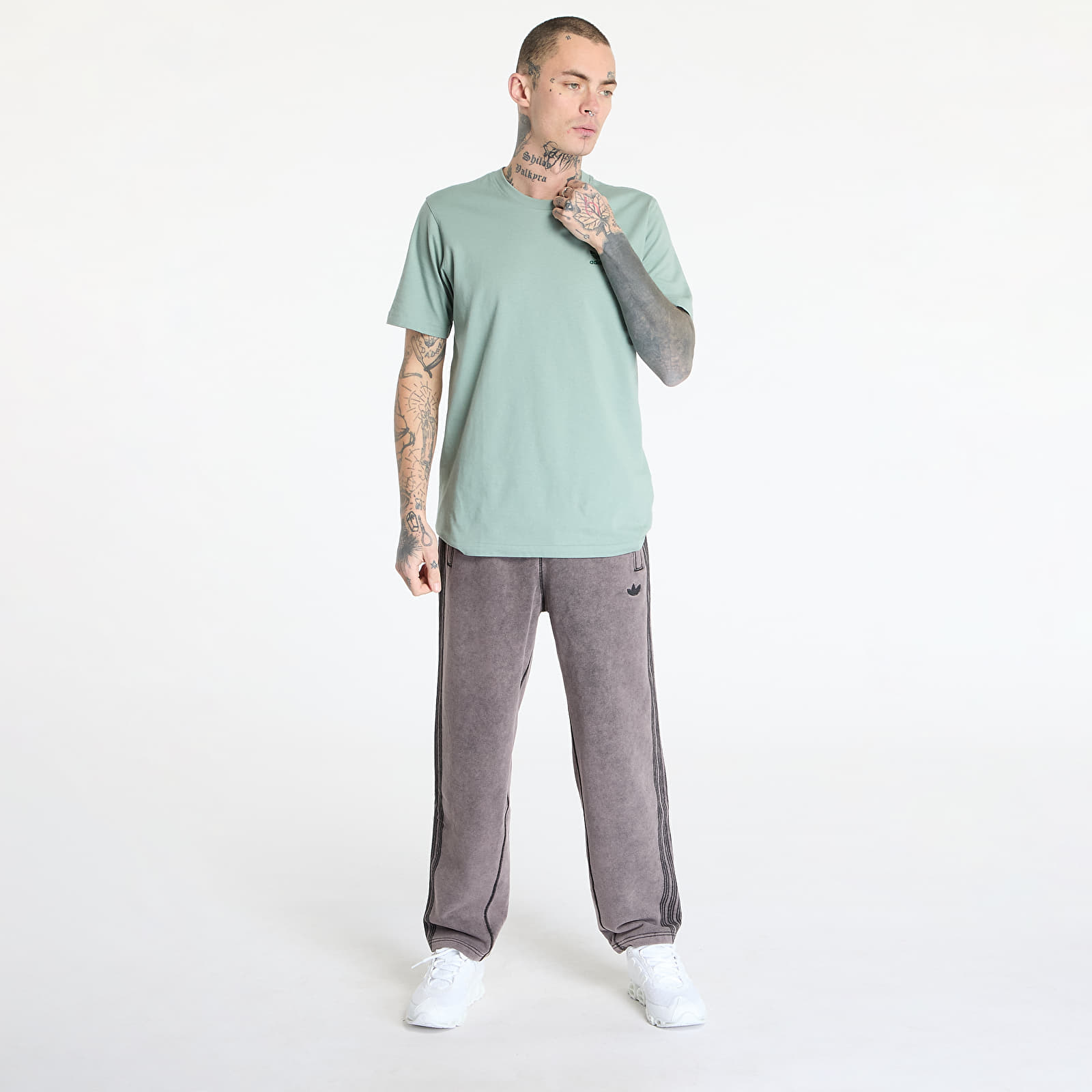 Jogginghosen adidas Premium Essentials Retro Washed Open Hem Pants Black