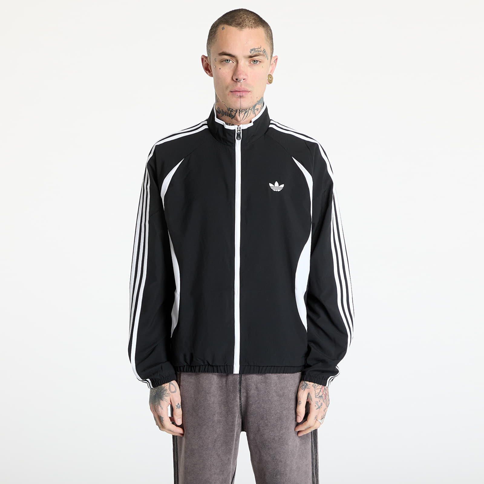 Herrenjacken adidas Adicolor Teamgeist Track Top Black/ White