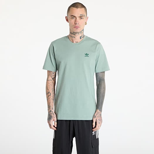 Tricou adidas Trefoil Essentials T-Shirt Silver Green
