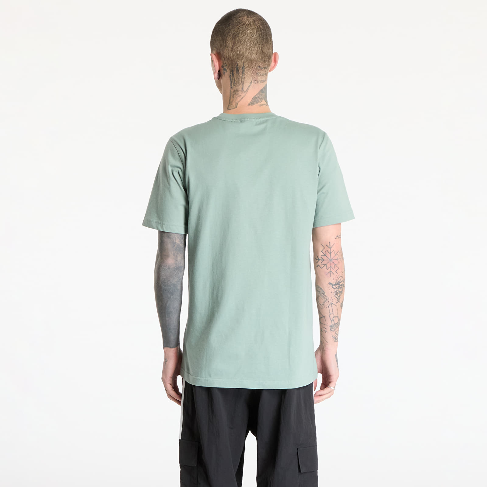 Men's T-shirts adidas Trefoil Essentials T-Shirt Silver Green