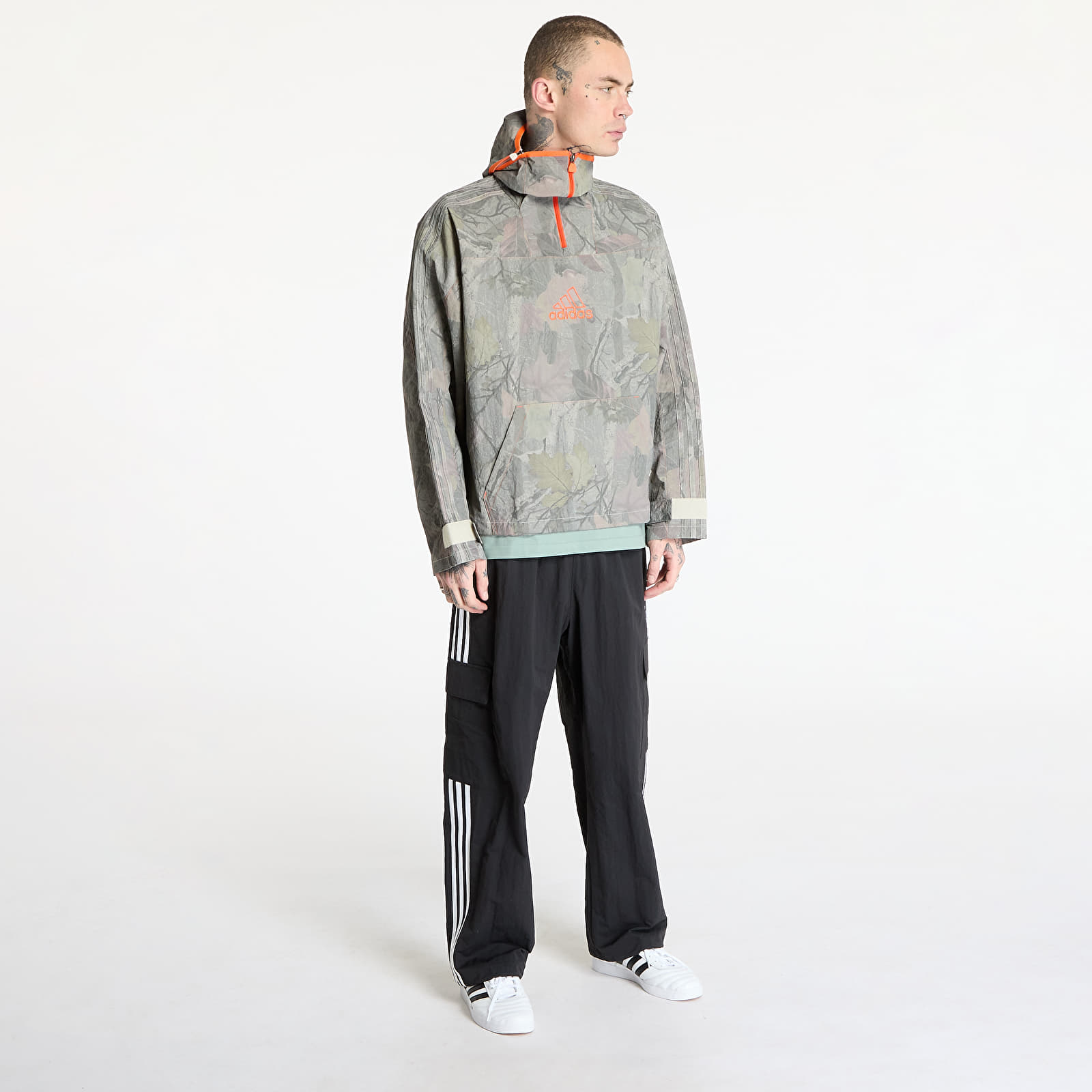 Herrenjacken adidas Camo Jacket Q1 Beige/ Alumina