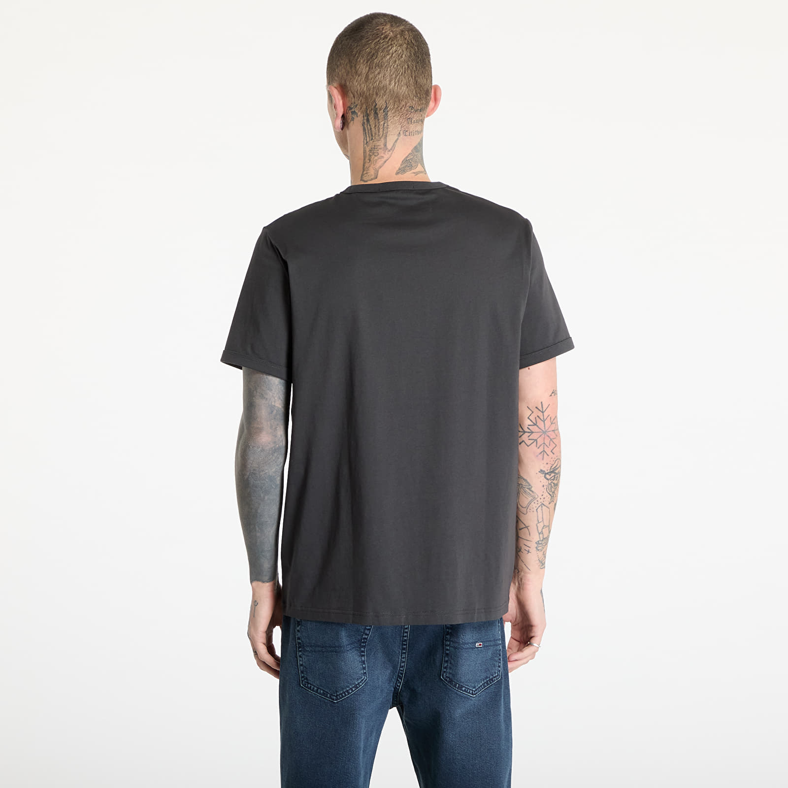 Men's T-shirts FRED PERRY Ringer T-Shirt Anchor Grey
