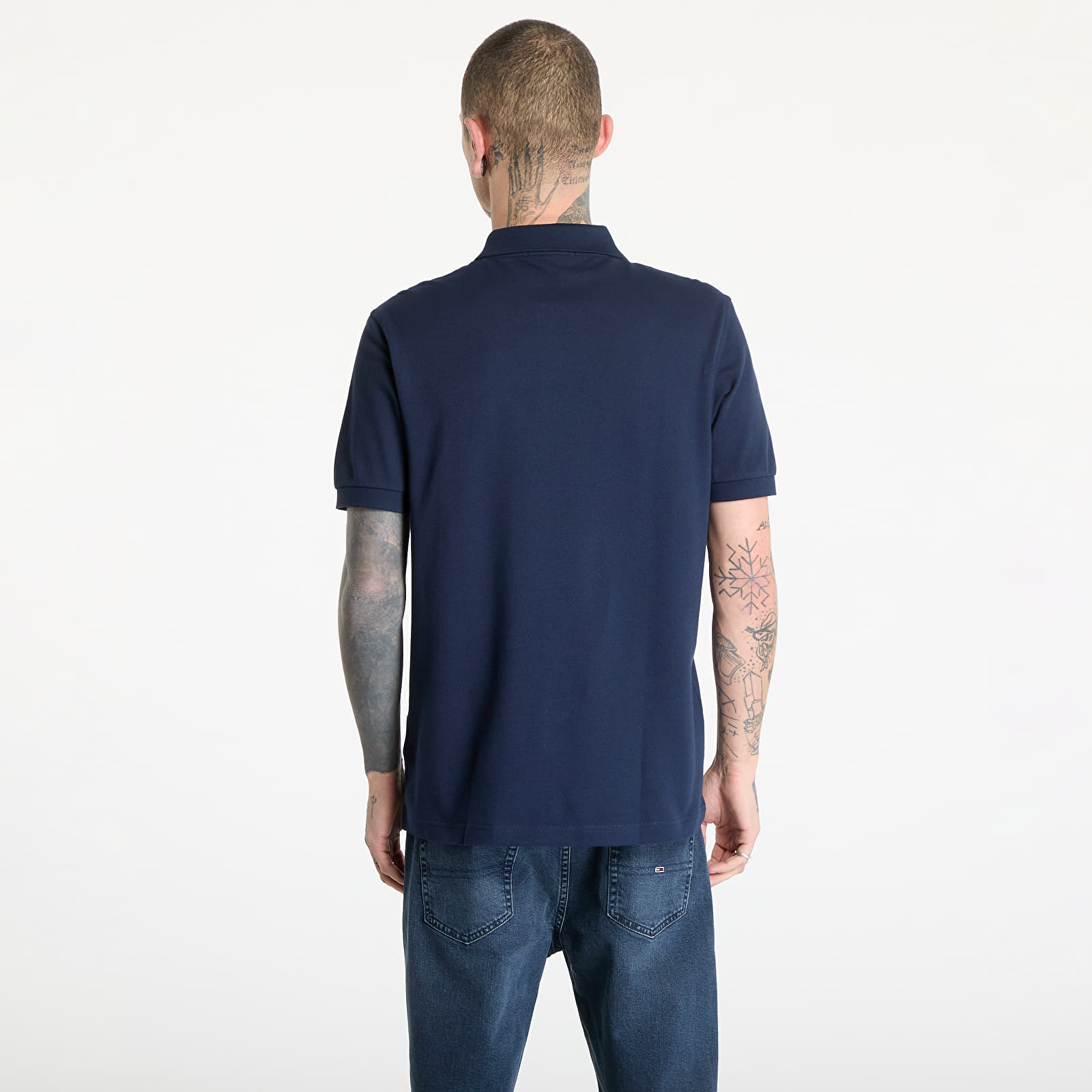 Camisetas hombre FRED PERRY The Fred Perry Shirt Dark Carbon/ Label Green