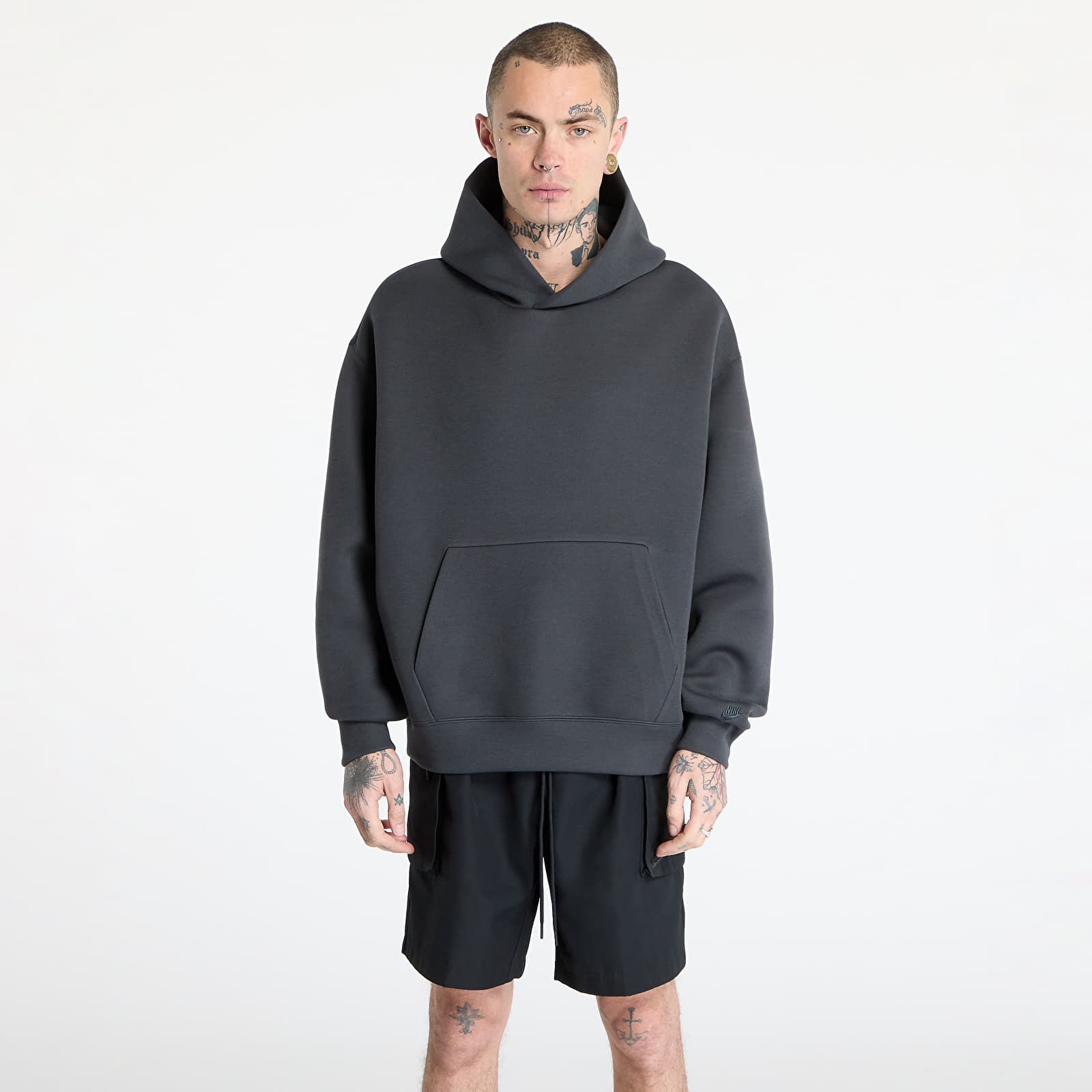 Bluzy męskie Nike Tech Reimagined Men's Fleece Hoodie Anthracite/ Anthracite