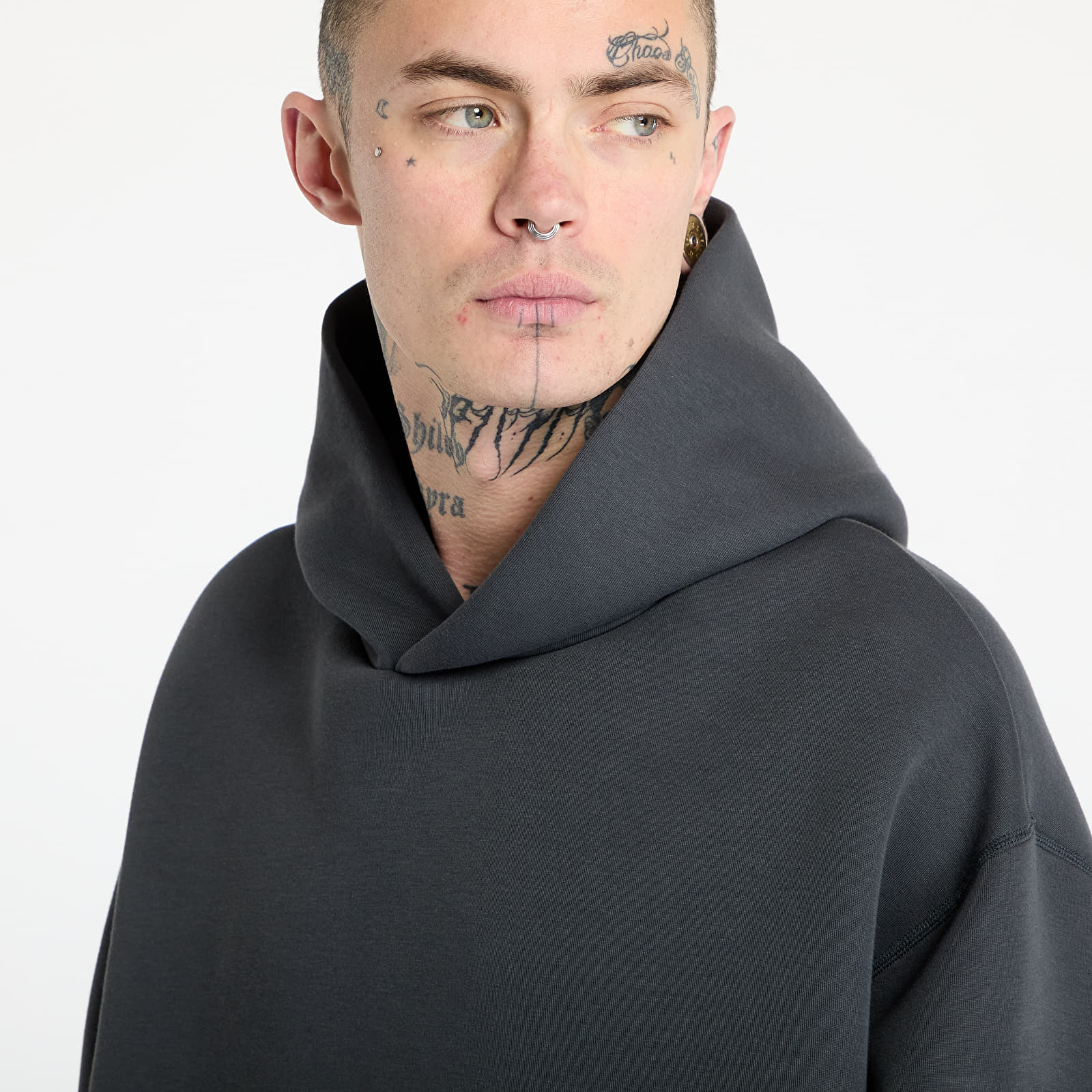 Bluzy męskie Nike Tech Reimagined Men's Fleece Hoodie Anthracite/ Anthracite