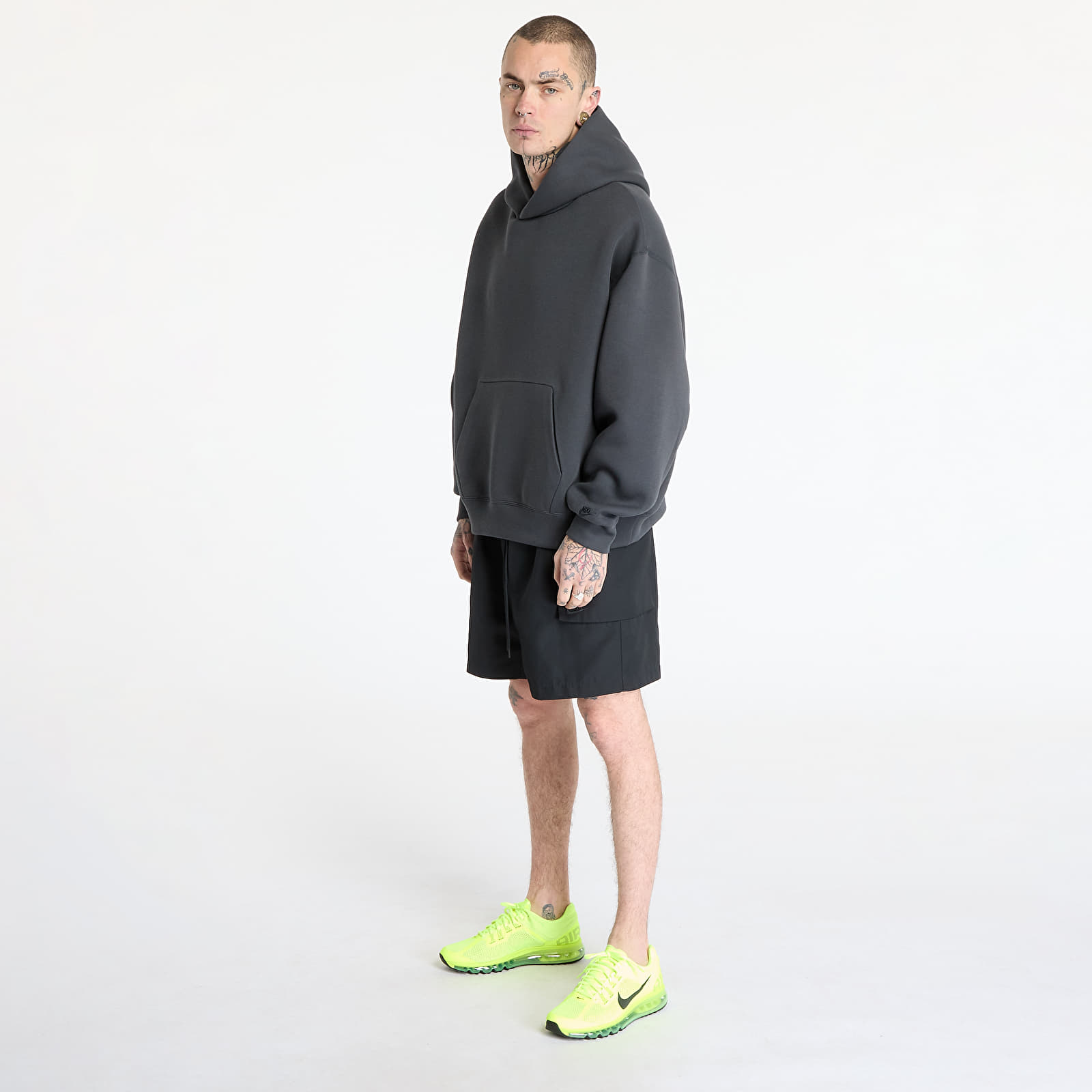 Bluzy męskie Nike Tech Reimagined Men's Fleece Hoodie Anthracite/ Anthracite