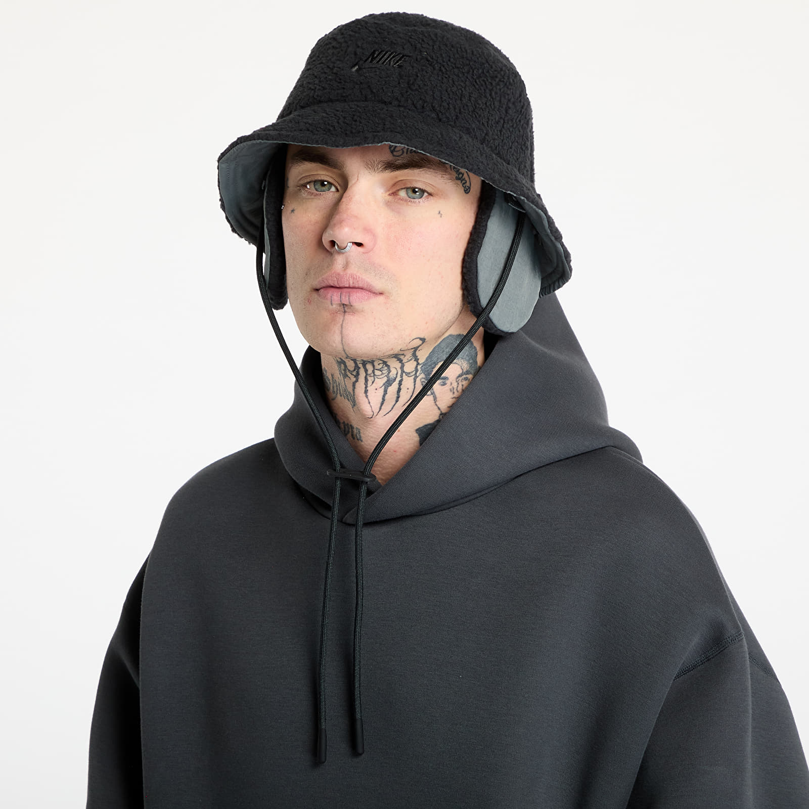 Mütsid Nike Apex Winterized Bucket Hat Black/ Iron Grey/ Black