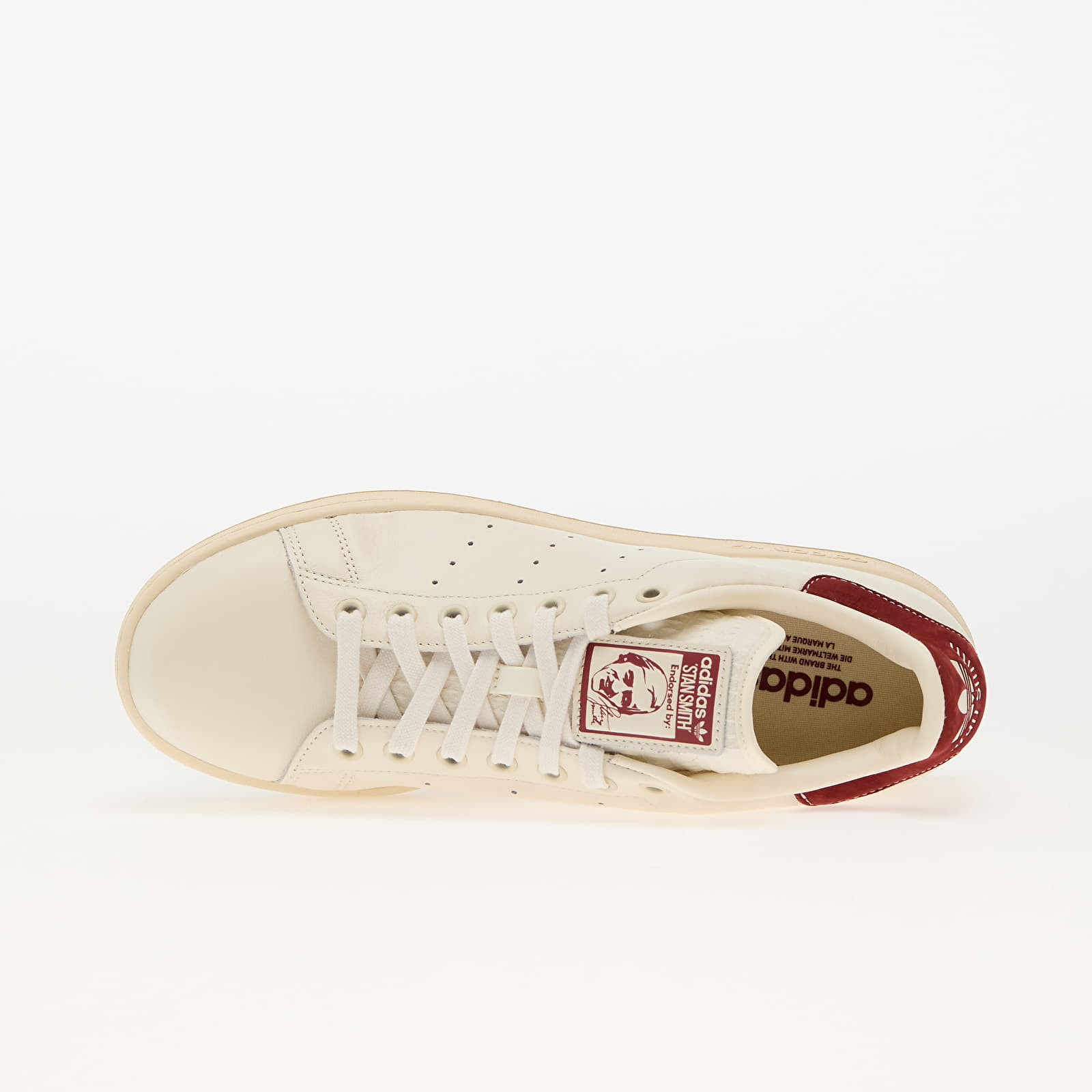Men's sneakers and shoes adidas Stan Smith Off White/ Preloved Ruby/ Crew White