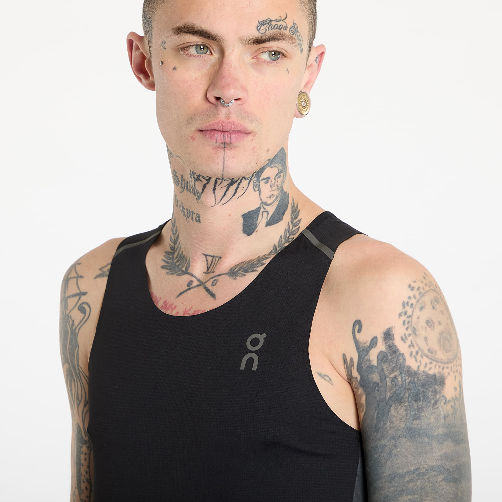 Heren tanktops On Performance Tank Black/ Eclipse