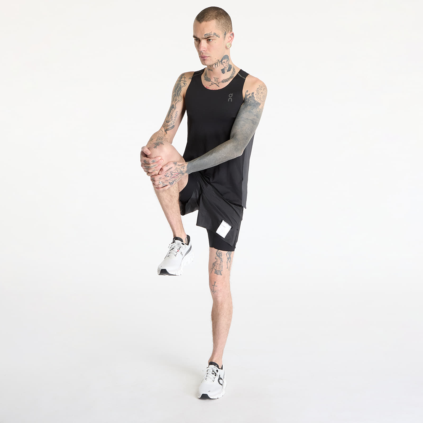 Heren tanktops On Performance Tank Black/ Eclipse
