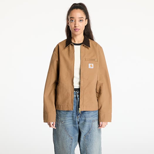 Carhartt WIP Detroit Jacket UNISEX Hamilton Brown/ Tobacco Rinsed