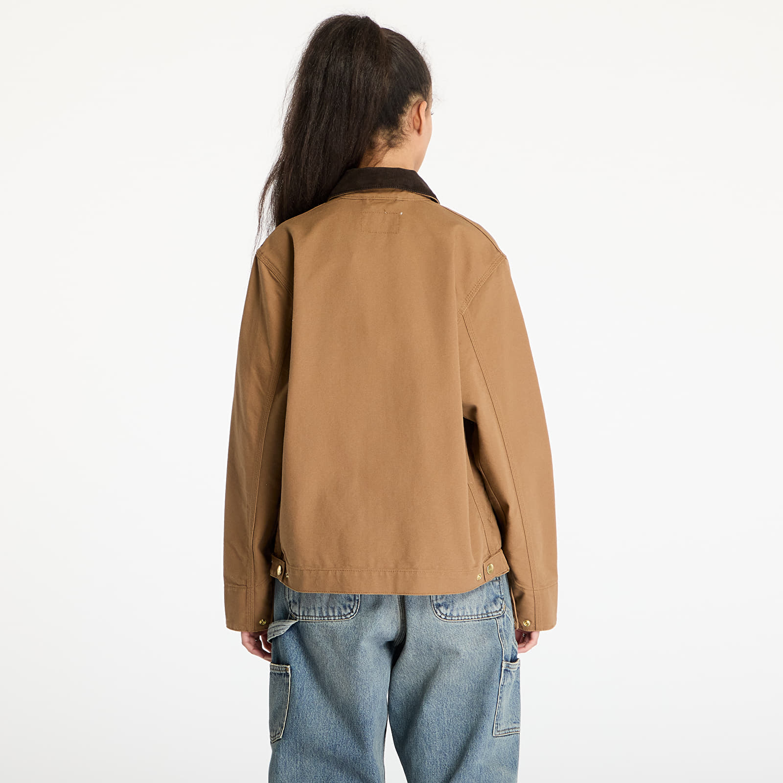 Meeste jakid Carhartt WIP Detroit Jacket UNISEX Hamilton Brown/ Tobacco Rinsed