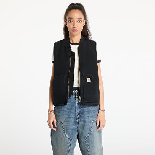 Carhartt WIP Classic Vest UNISEX Black Stone Canvas