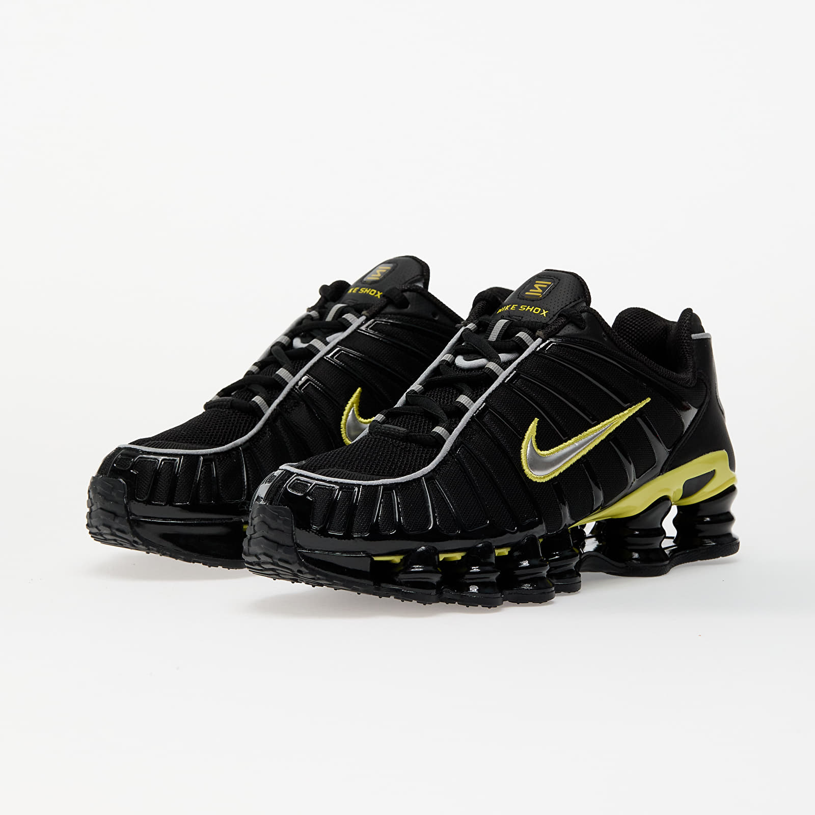 Meeste tossud ja kingad Nike Shox TL Black/ Metallic Silver-Dynamic Yellow