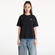 FRED PERRY Crew Neck T-Shirt Black