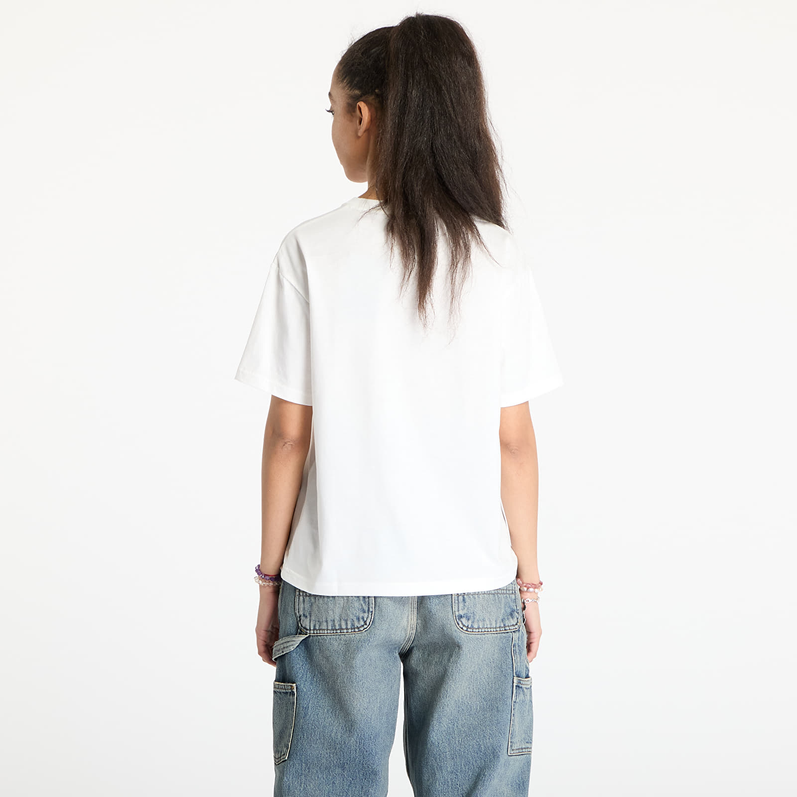 Camisetas de mujer FRED PERRY Crew Neck T-Shirt Snow White