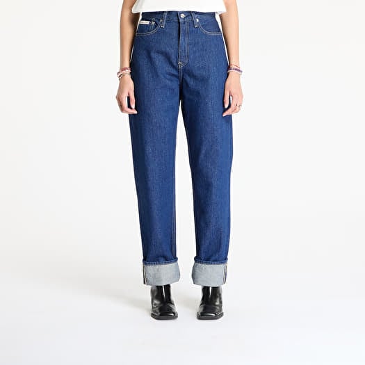 Calvin Klein Jeans High Rise Straight Jeans Denim