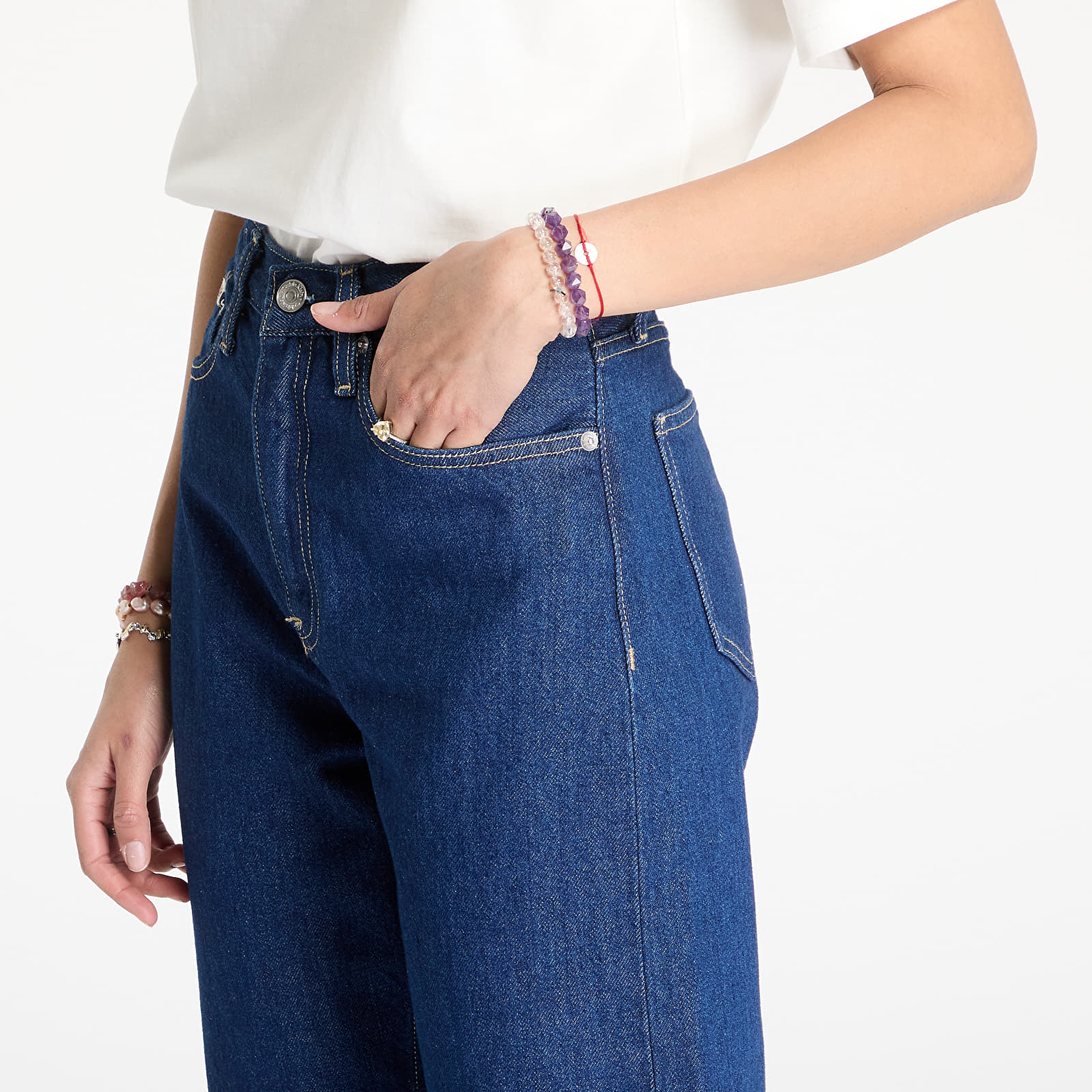 Women's jeans Calvin Klein Jeans High Rise Straight Jeans Denim
