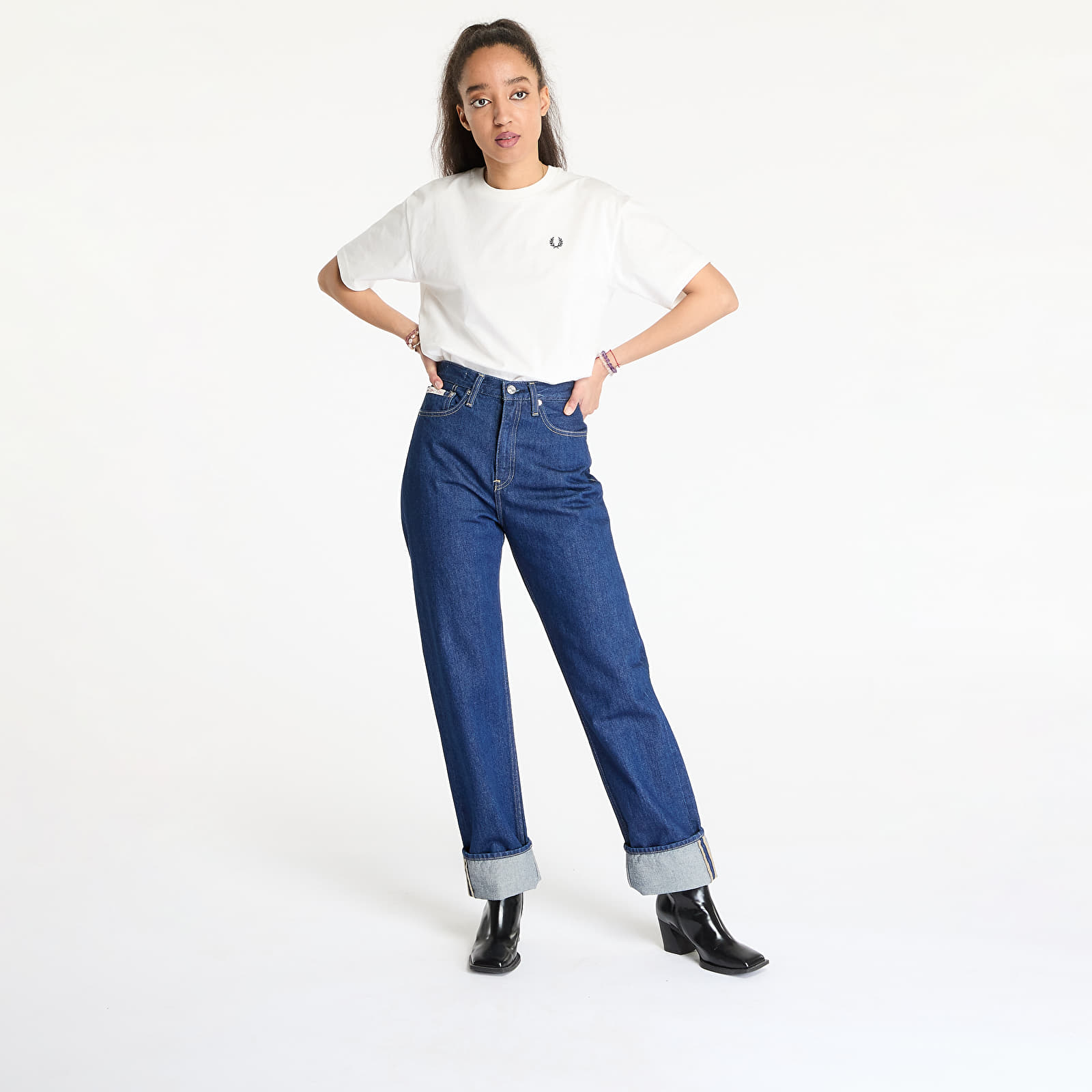 Women's jeans Calvin Klein Jeans High Rise Straight Jeans Denim