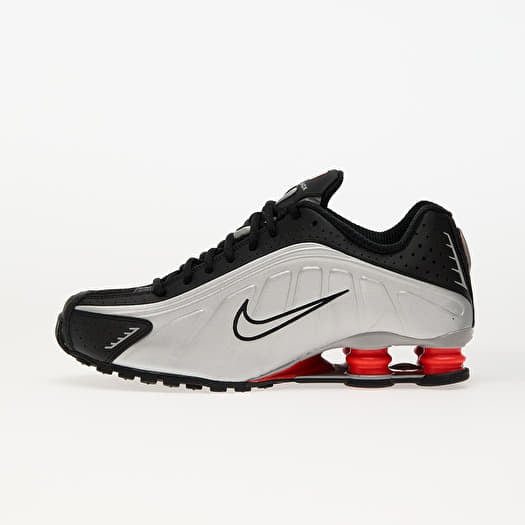 Nike Shox R4 Metallic Silver/ Metallic Silver-Black
