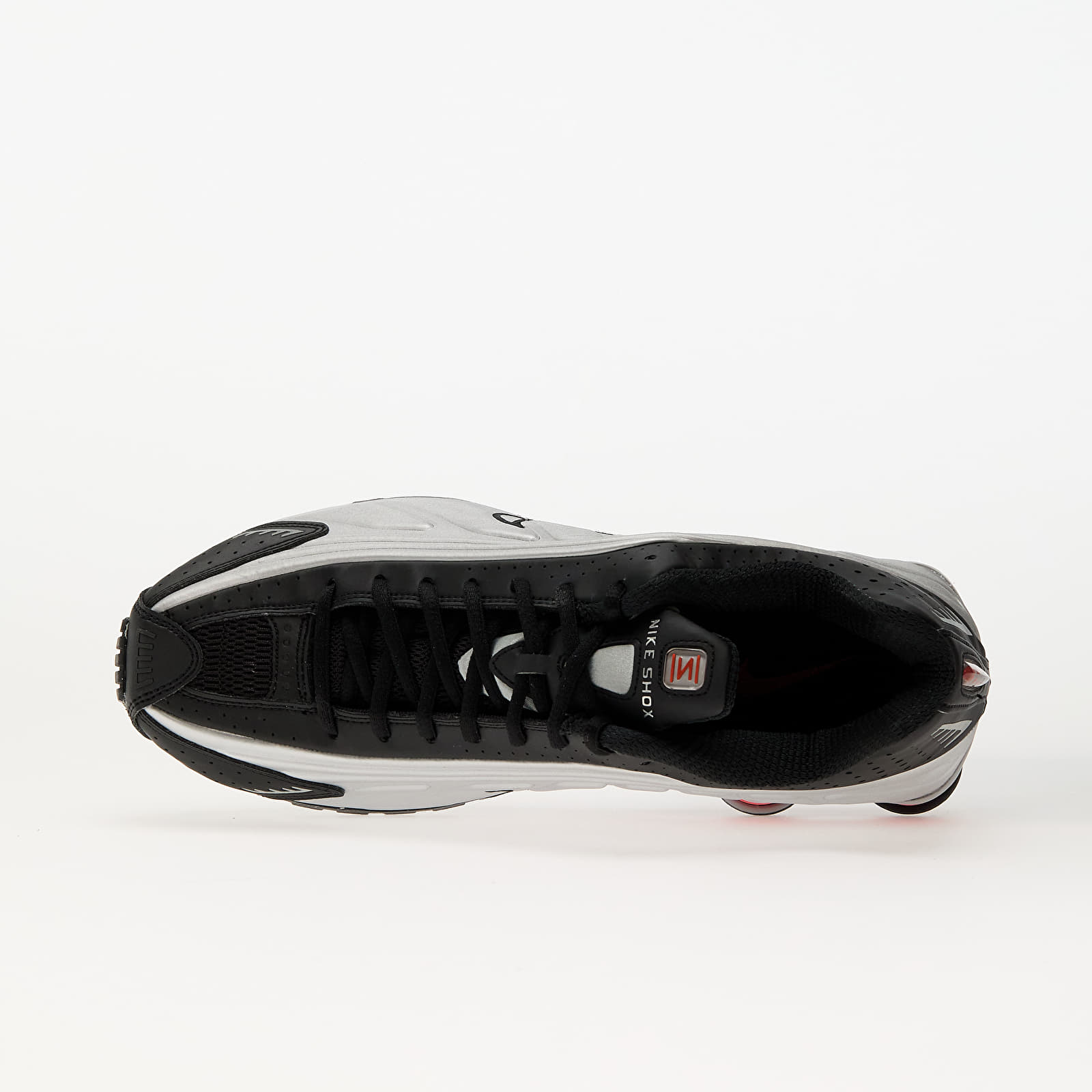 Men's sneakers and shoes Nike Shox R4 Metallic Silver/ Metallic Silver-Black