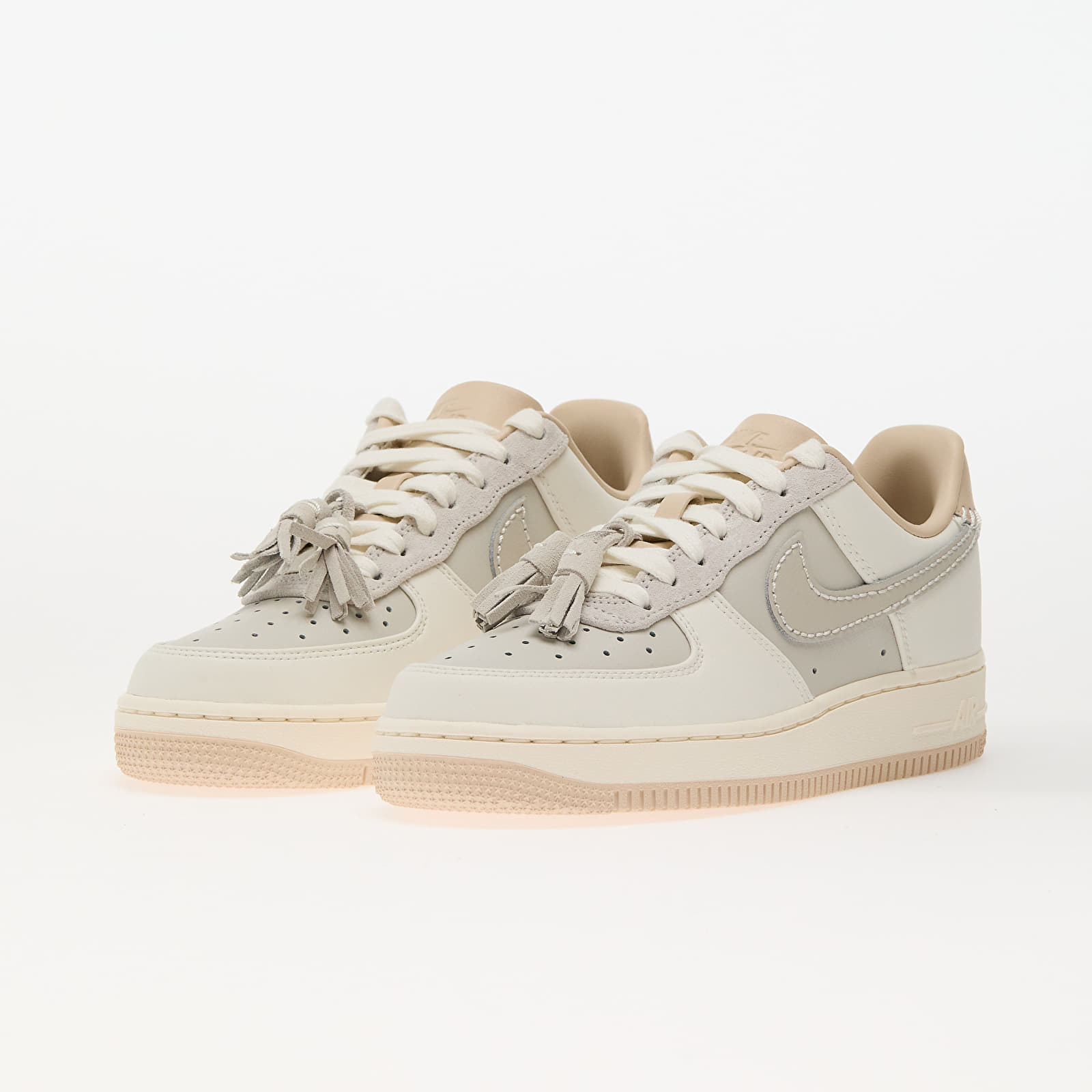 Damskie buty Nike W Air Force 1 '07 Light Bone/ Light Bone-Sail-Pink Oxford